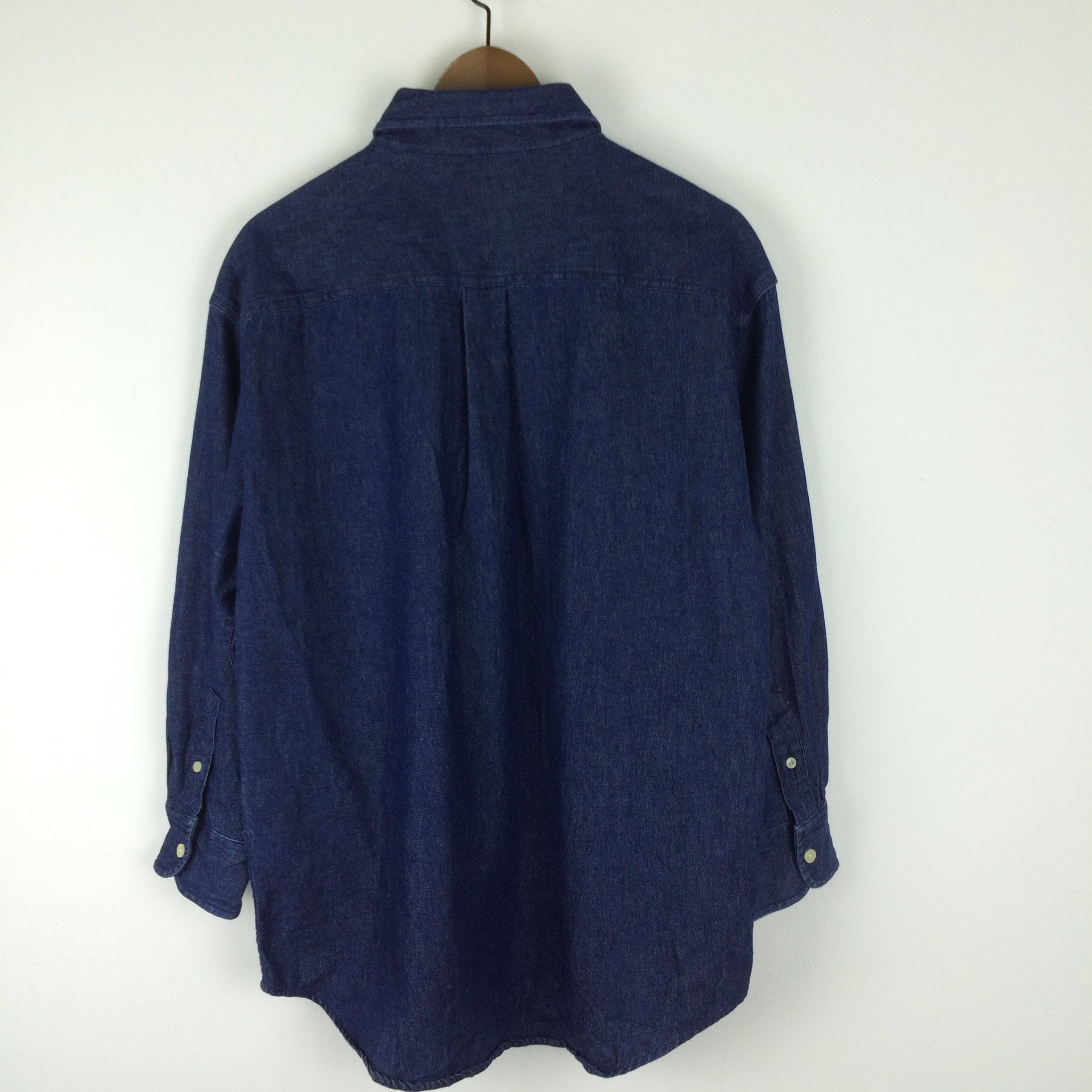 Polo Ralph Lauren × Vintage C11 POLO JEANS CO RALPH LAUREN BLUE DENIM WORK SHIRT Size US L / EU 52-54 / 3 - 2 Thumbnail