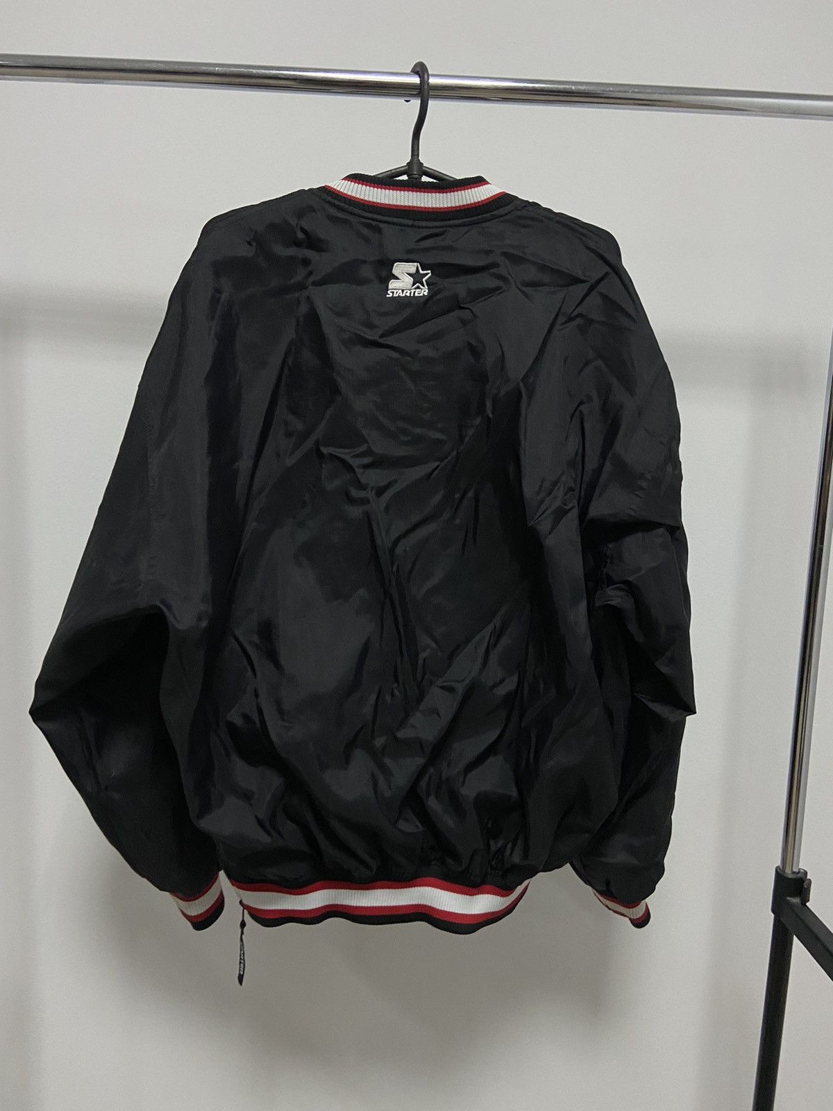 NBA × Vintage Chicago Bulls Sweatshirt Nylon NBA Big Logo Vintage Basket Size US L / EU 52-54 / 3 - 3 Thumbnail