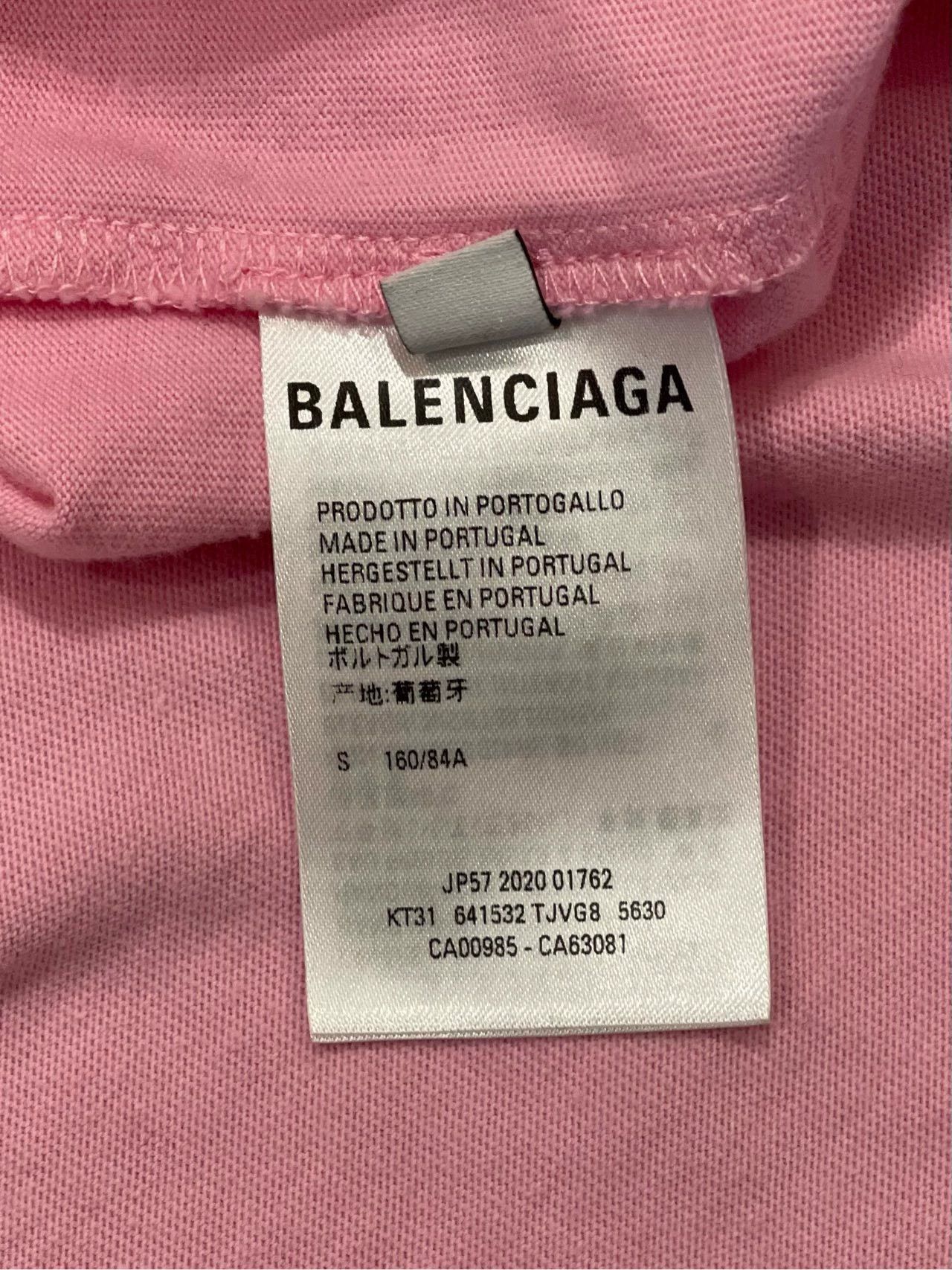 Balenciaga Balenciaga Pink Cat Pattern Animal Short Sleeve-2508 Size US S / EU 44-46 / 1 - 4 Thumbnail