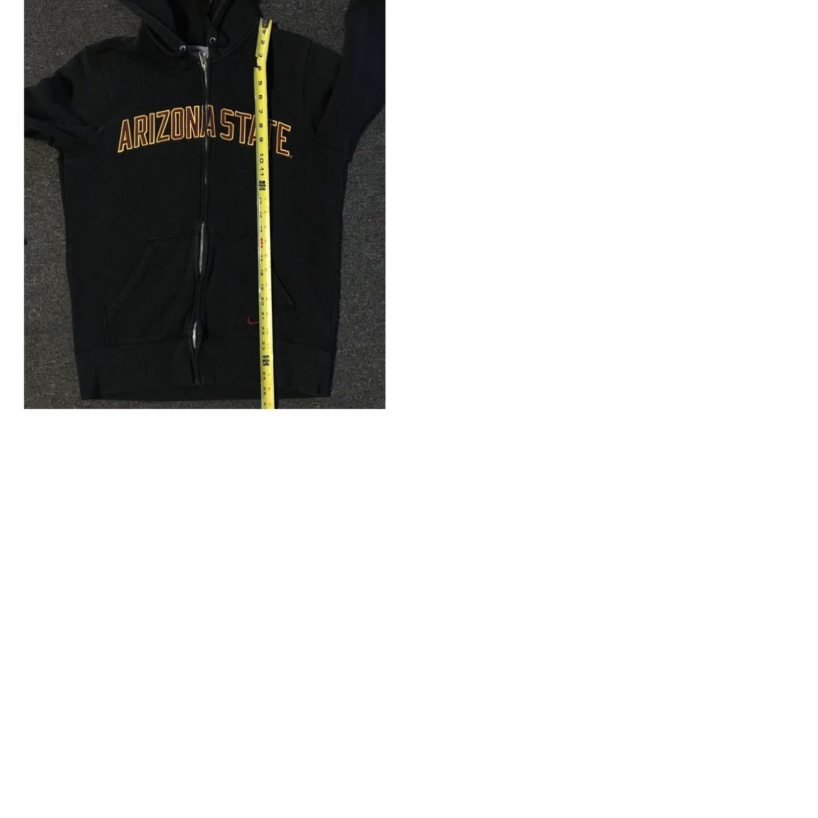 Nike VINTAGE Nike Arizona State ASU Faded Swoosh Hoodie S College Track Grunge PE Rap 90s Size US S / EU 44-46 / 1 - 9 Thumbnail