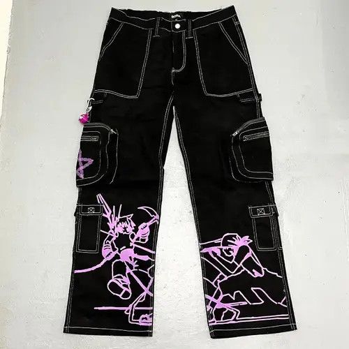 Jean cargo pants Size US 34 / EU 50 - 1 Thumbnail