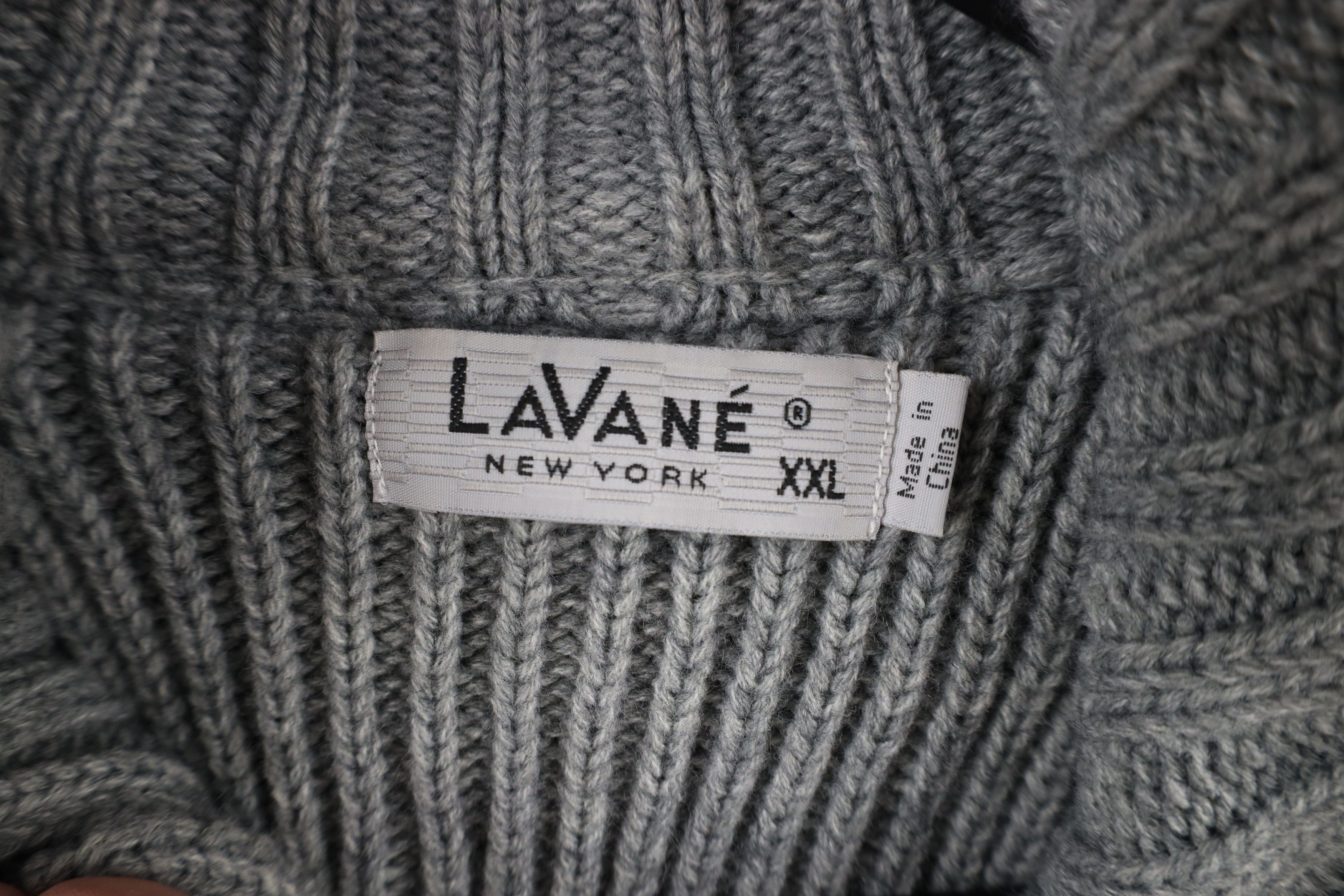 Vintage Vintage 90s Streetwear Toggle Button Knit Full Zip Sweater Size US XXL / EU 58 / 5 - 7 Thumbnail