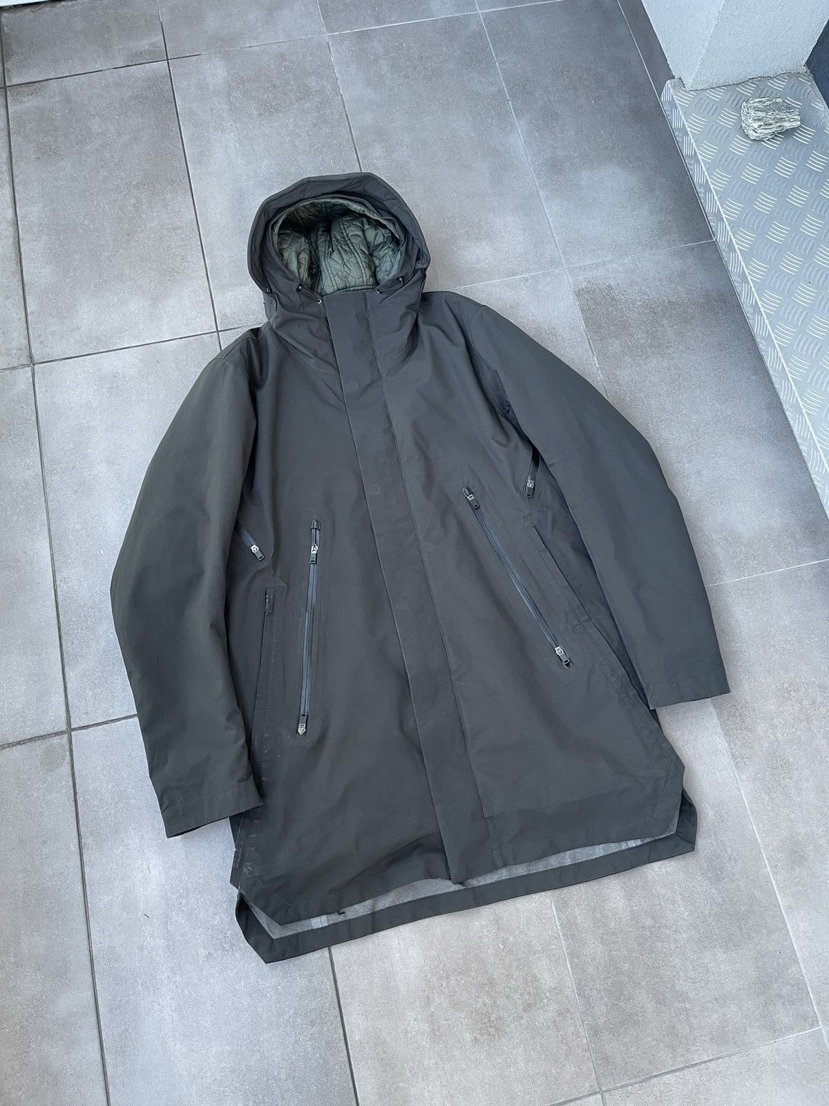 Krakatau FW19 Krakatau QM215 Planck Swamp Green Liner Parka Size US XL / EU 56 / 4 - 7 Thumbnail