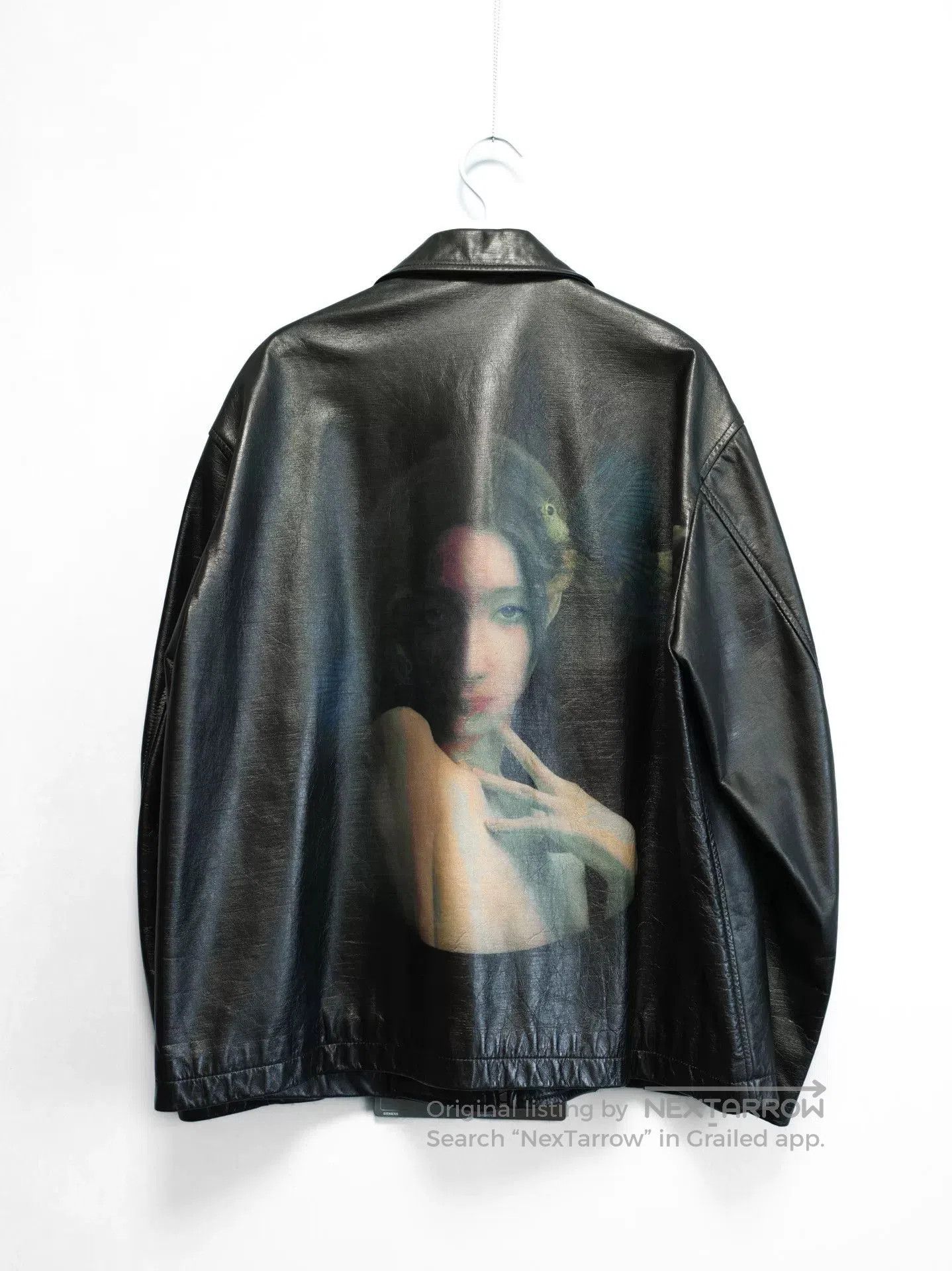 Yohji Yamamoto yohji yamamoto leather jacket with print. Size US S / EU 44-46 / 1 - 1 Thumbnail
