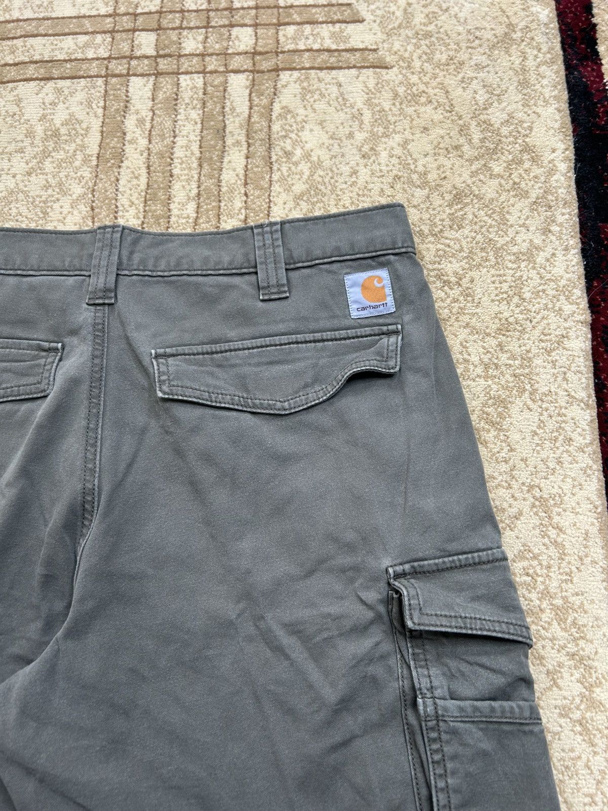 Carhartt Carhartt Olive Cargo Shorts Size US 34 / EU 50 - 4 Thumbnail