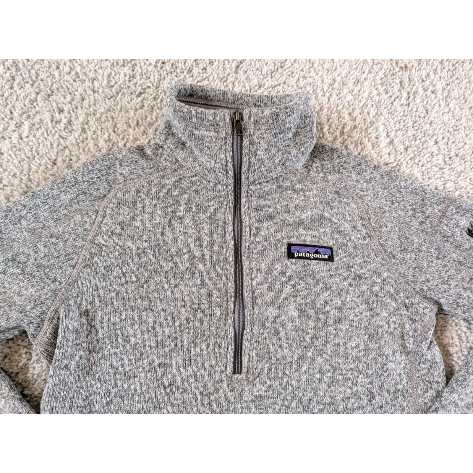 Patagonia Patagonia Women’s Better Sweater 1/4 Zip Gray Fleece Sz XXS EUC Speckled Size XXS / US 00 / IT 34 - 2 Thumbnail