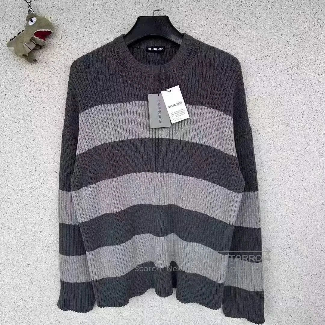 Balenciaga Balenciaga Black White Panel Sweater. Size US M / EU 48-50 / 2 - 1 Thumbnail