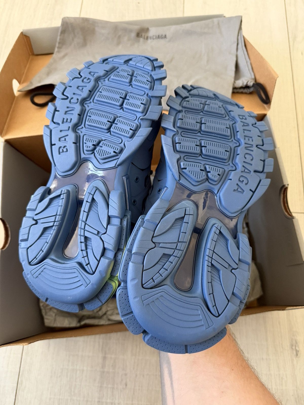 Balenciaga Balenciaga Track Led Blue Size US 7 / EU 40 - 8 Thumbnail