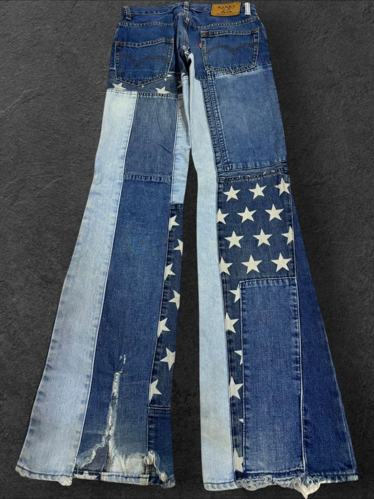 Hysteric Glamour Kinky Hysteric Glamour Flared Bootcut Patchwork Jeans Size US 28 / EU 44 - 4 Thumbnail