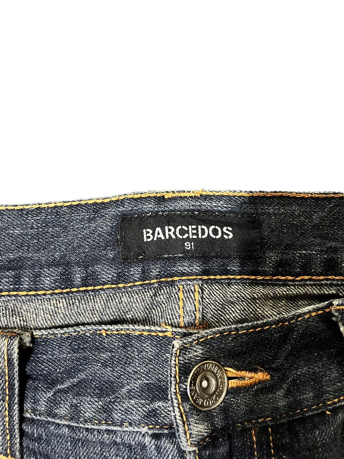 Japanese Brand Vintage Barcedos Distressed Denim Size US 35 - 7 Thumbnail