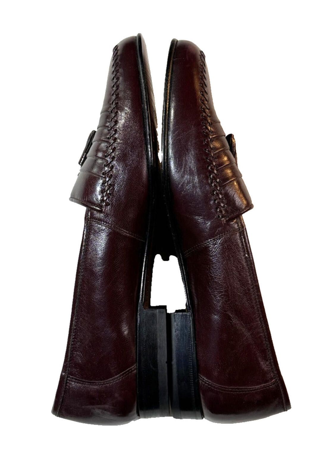 Stacy Adams Vintage Stacy Adams Oxford Dress Shoes Mens 8 Oxblood Size US 8 / EU 41 - 4 Thumbnail