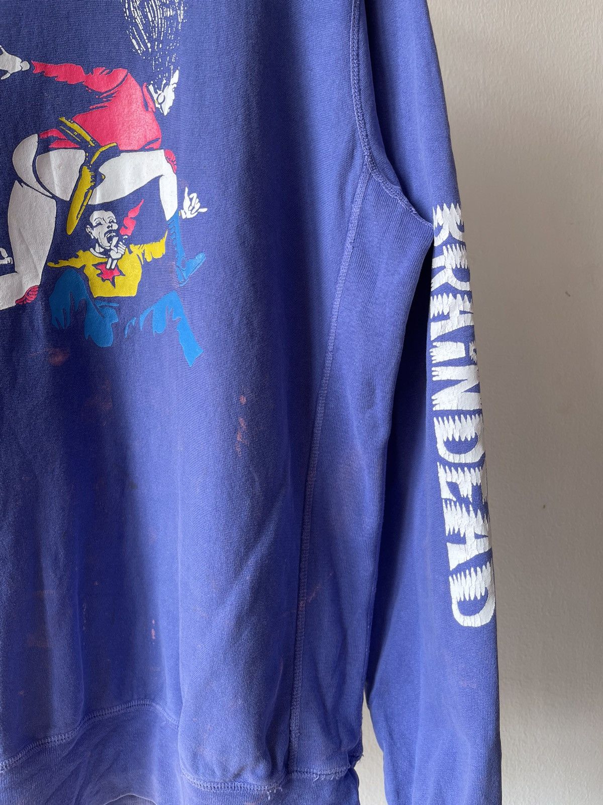 Brain Dead Brain Dead Distressed Crewneck Size US L / EU 52-54 / 3 - 6 Thumbnail