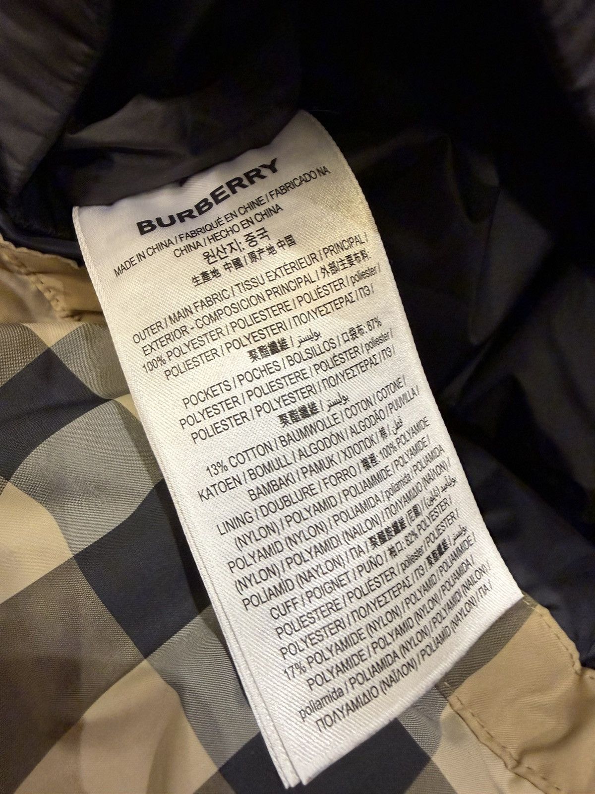 Burberry Burberry Puffer Jacket Size US XXL / EU 58 / 5 - 5 Thumbnail