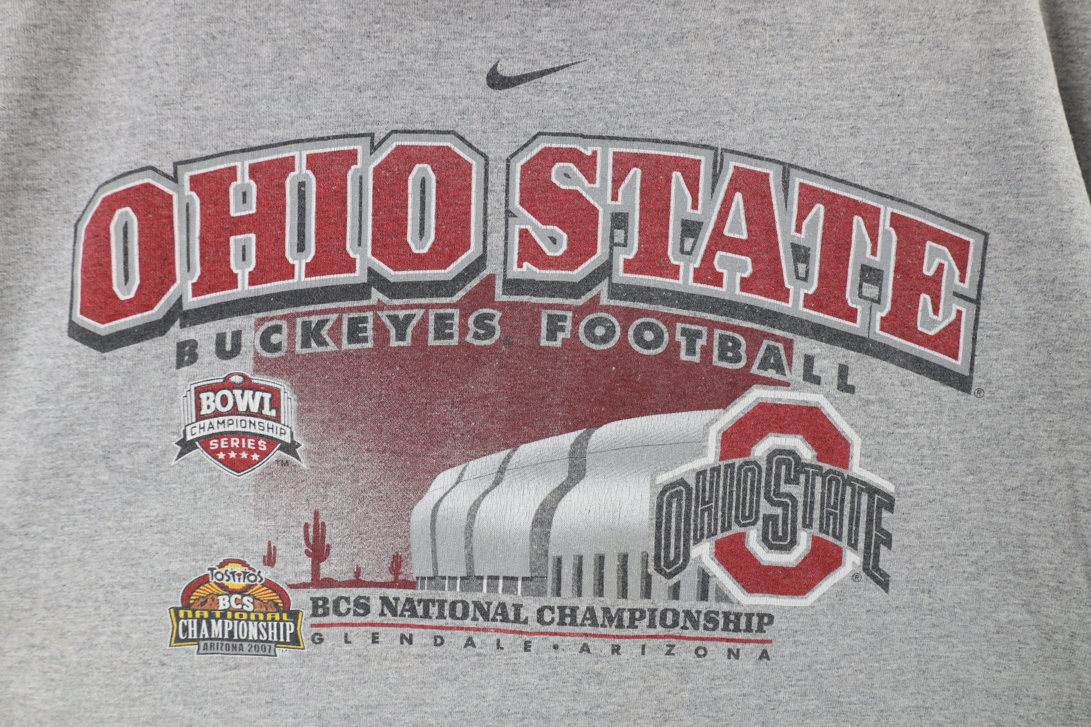 Nike × Vintage Vintage Nike Championship Ohio University Football T-Shirt Size US XXL / EU 58 / 5 - 4 Thumbnail