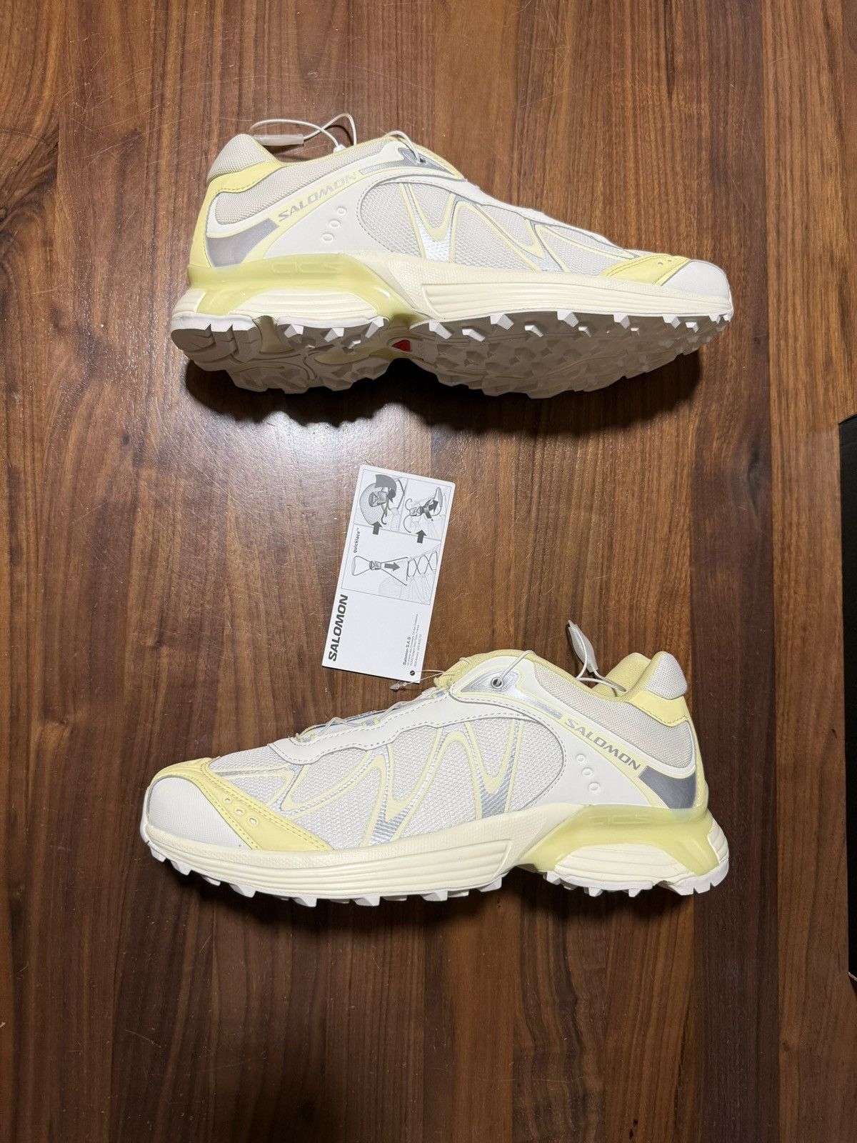 Kith × Salomon Kith Salomon XT-Whisper VANILLA TRANSPARENT YELLOW SILVER Size US 11 / EU 44 - 2 Thumbnail