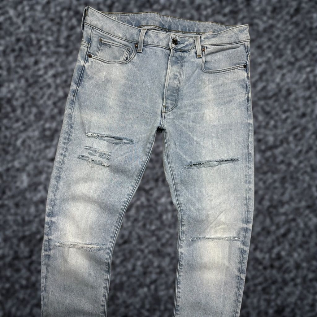 G-Star 3301 Slim Jeans Denim - Size 34 - Blue - G-Star Raw Size US 34 / EU 50 - 1 Thumbnail