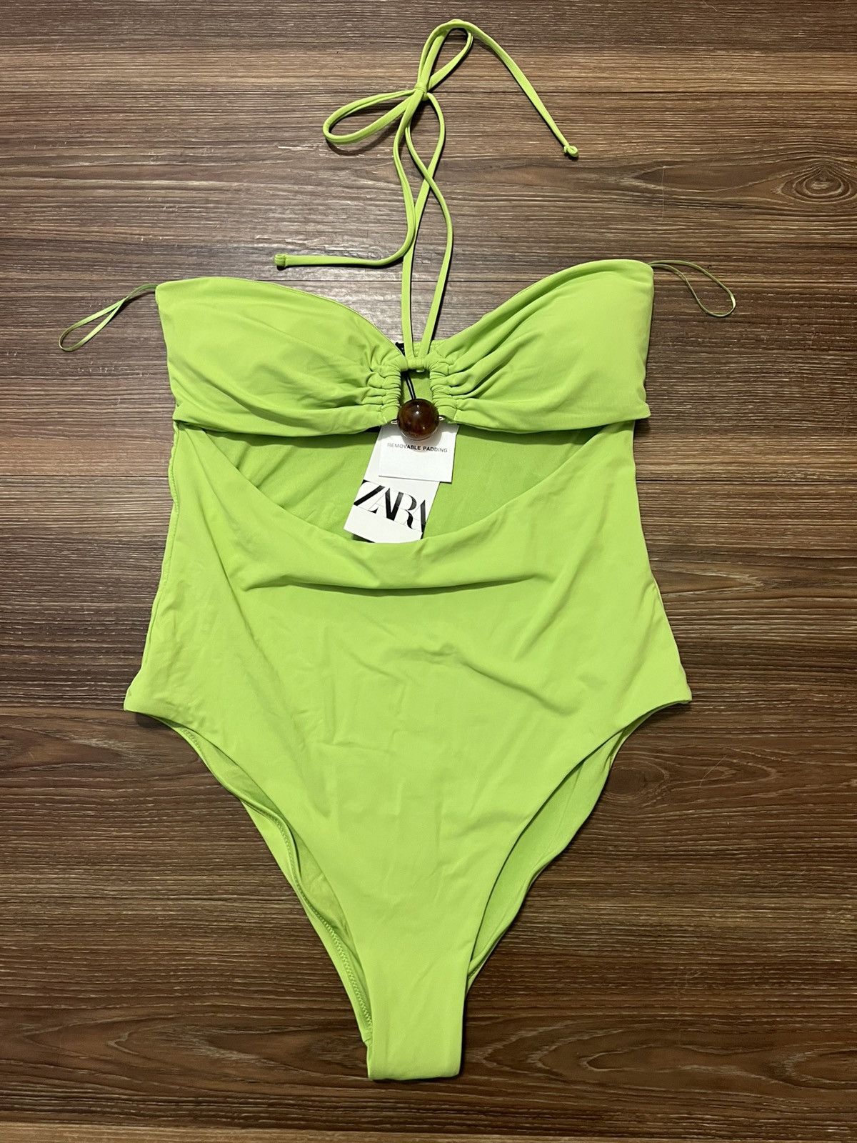 Zara Green Swimsuit XL Size ONE SIZE - 2 Thumbnail