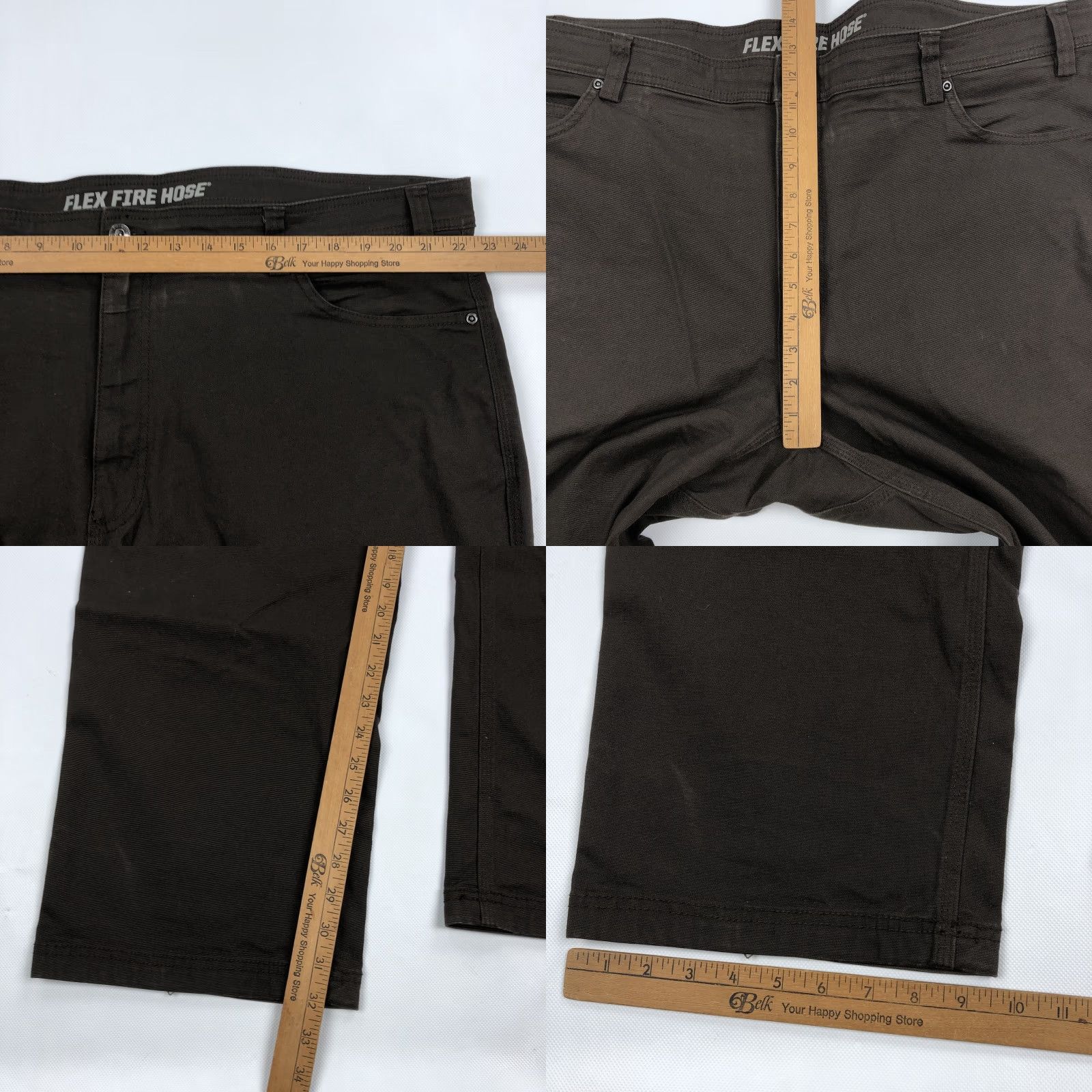 Duluth Trading Company Duluth Trading Co Flex Fire Hose Pants Men's 44x32 Chocolate Brown Relaxed Fit Chinos Work Pants Pant Size US 44 / EU 60 - 8 Thumbnail