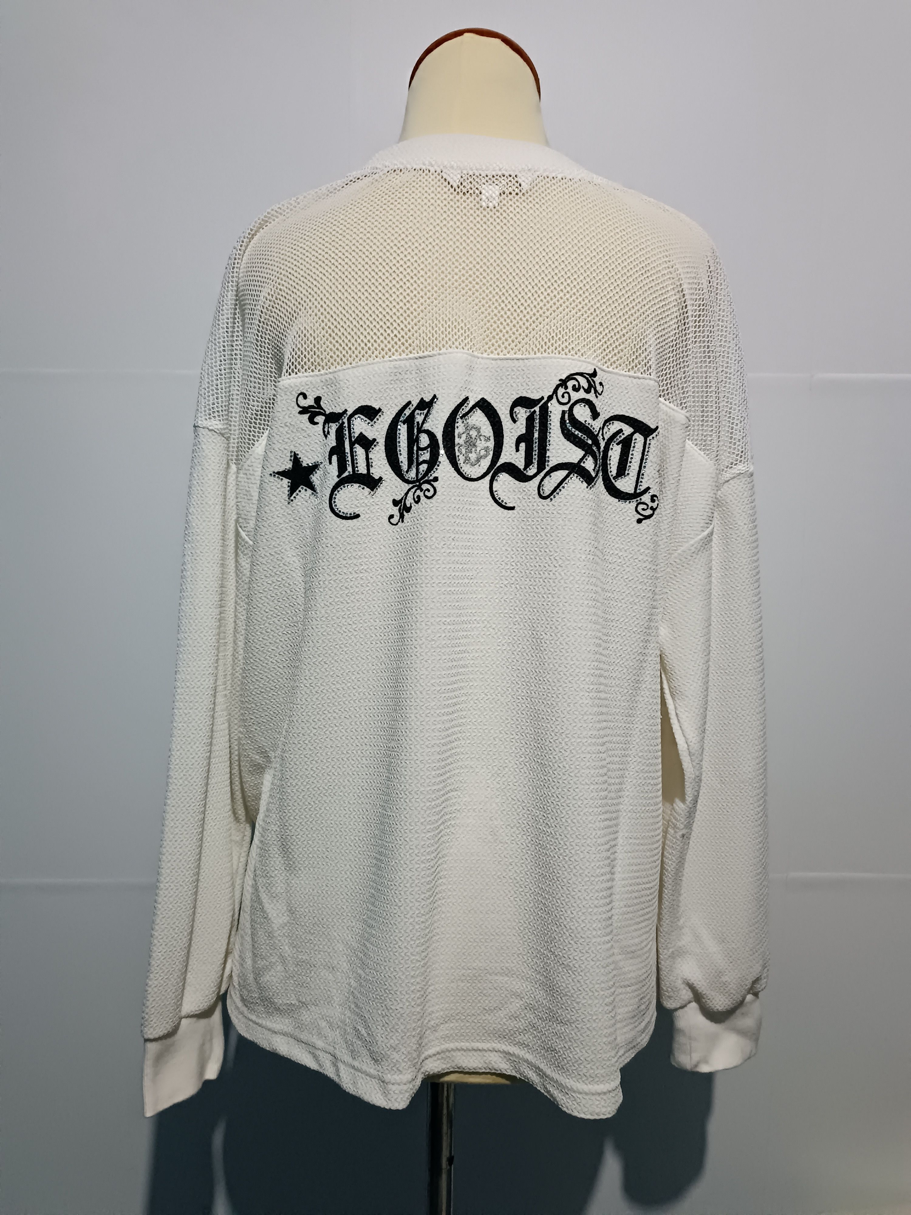 Japanese Brand × Vintage Egoist Vintage Baggy Top Y2K Long Sleeve Loose T-shirt Size ONE SIZE - 4 Thumbnail