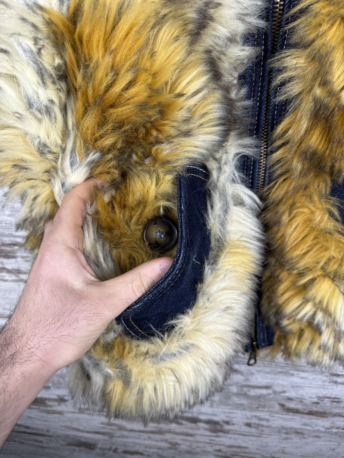 Miss Sixty Miss Sixty Fox Graphic Teddy Faux Fur Coat Y2K Sherpa Jacket Size S / US 4 / IT 40 - 8 Thumbnail