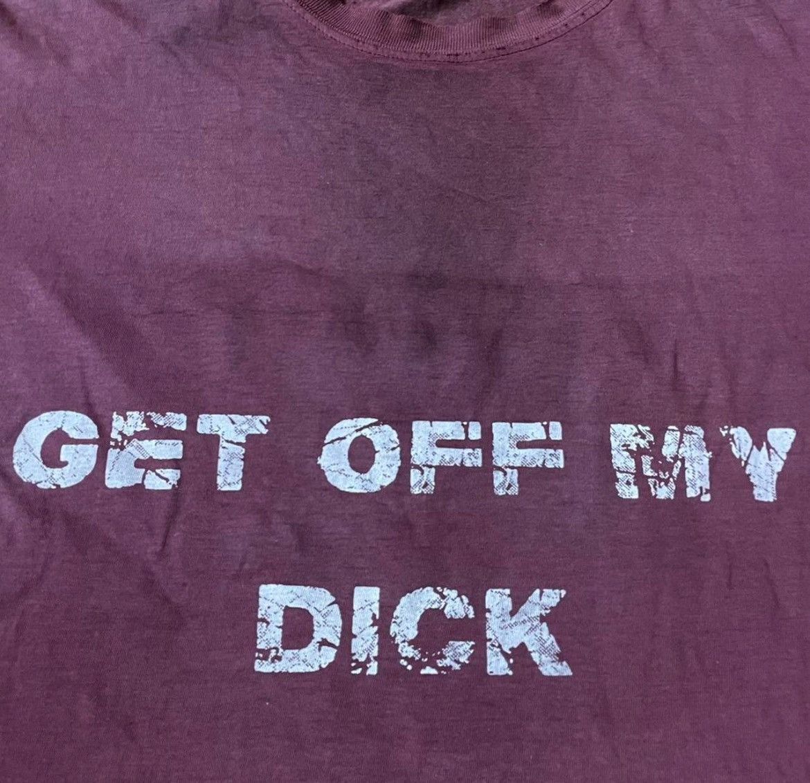 Band Tees VINTAGE 90S SEXY TEE GET OFF MY DICK PENIS FUNNY PORNO STAR Size US L / EU 52-54 / 3 - 3 Thumbnail