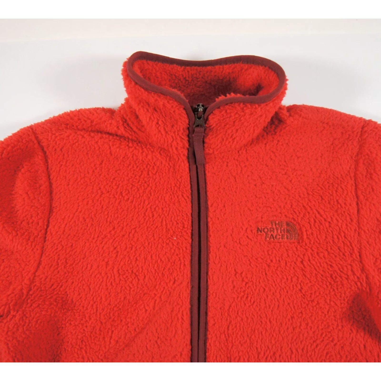 The North Face VINTAGE The North Face Dunraven Jacket Mens Small Red Fleece Full Zip Bomber Outdoor Outdoor Coat Men S Red Summer Spring Fall Winter Size US S / EU 44-46 / 1 - 2 Thumbnail