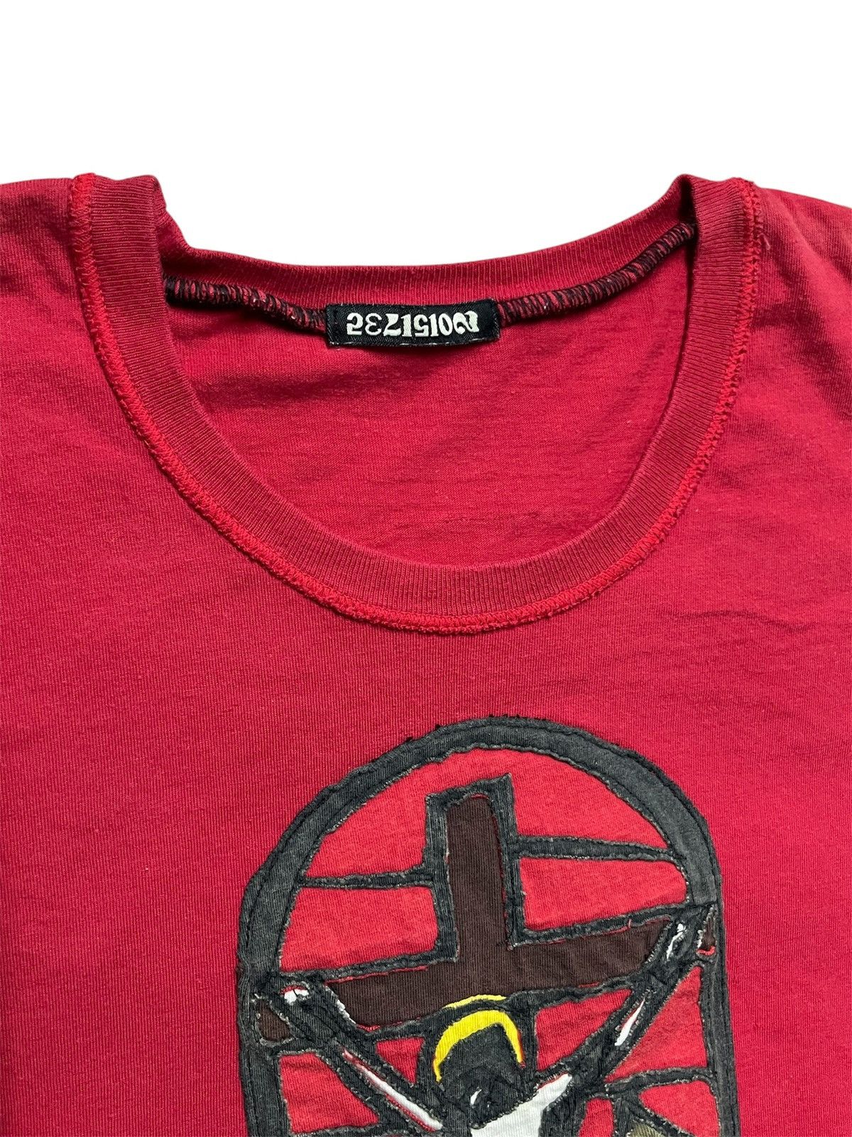 Other 20151735 Jesus On The Cross Patchwork T-Shirt Size US L / EU 52-54 / 3 - 5 Thumbnail