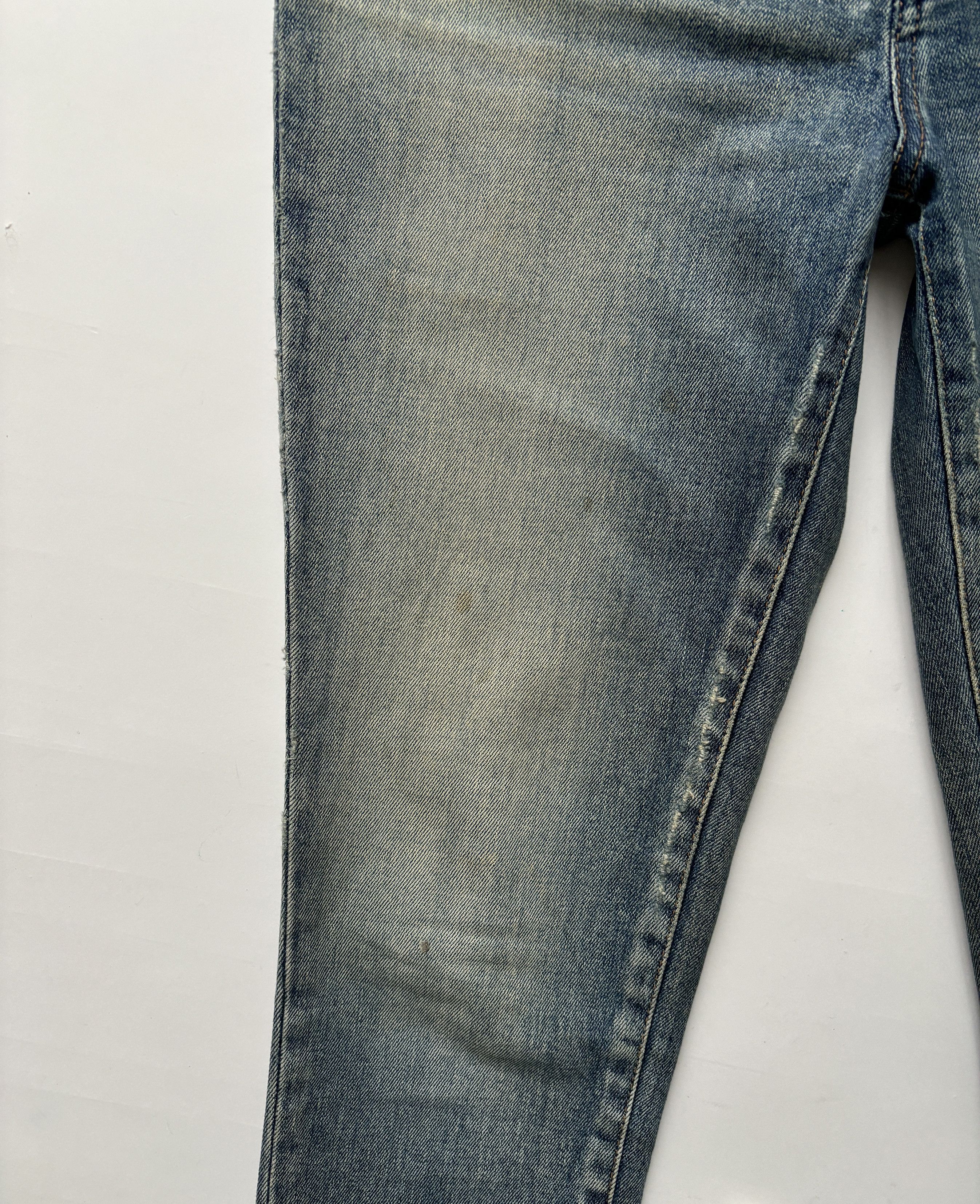 Hedi Slimane × Saint Laurent Paris ⚡️QUICK SALE⚡️2016 Saint Laurent Hedi D04 Blue Denim Jeans Size 30" / US 8 / IT 44 - 9 Thumbnail