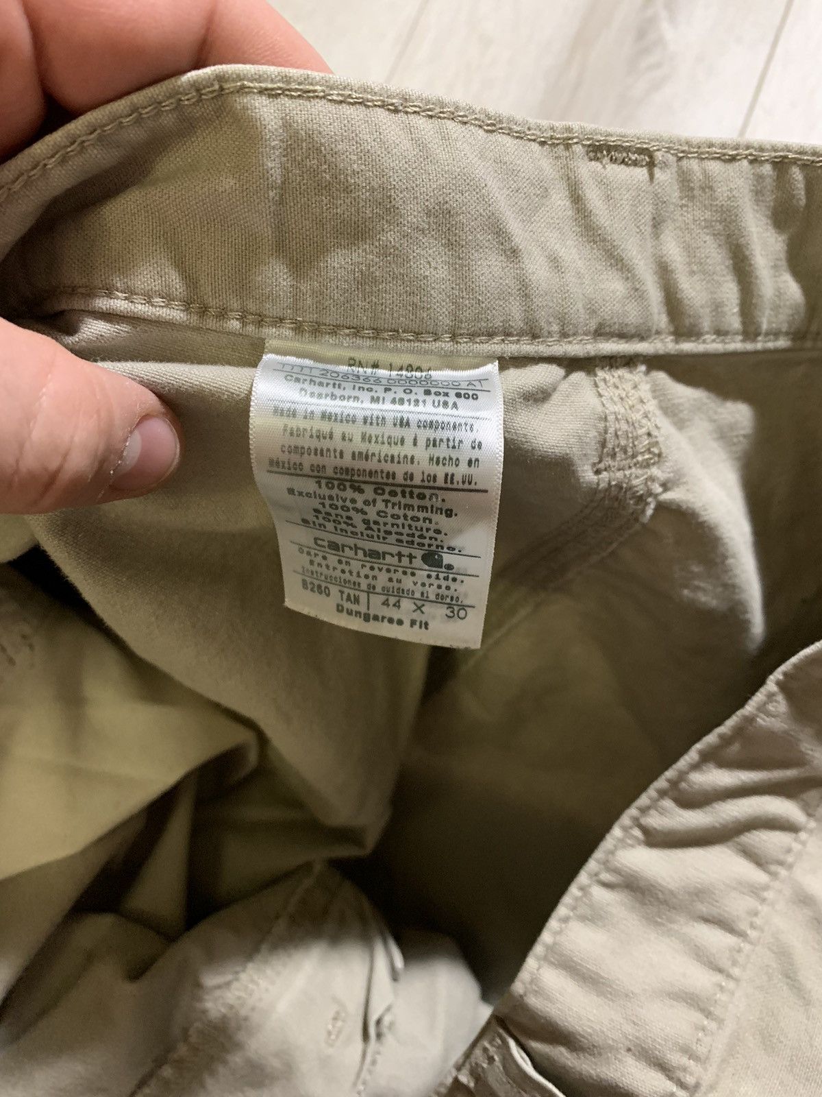 Carhartt 🇺🇸Vintage 90’s Made In USA Carhartt Double Knee Work Pants Size US 44 / EU 60 - 9 Thumbnail