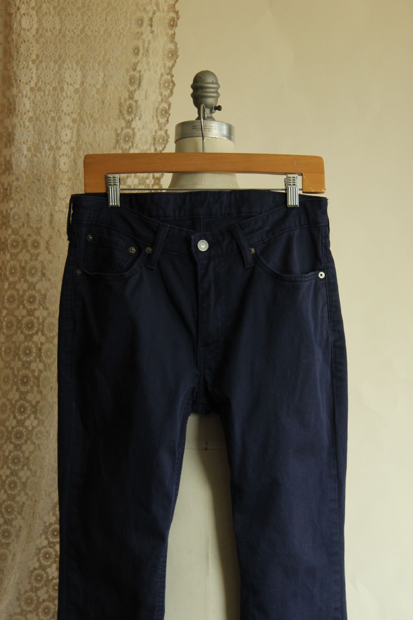 Levi's Levis Mens 511 Jeans, Navy Blue, 32W 32L, Slim Size US 32 / EU 48 - 3 Thumbnail