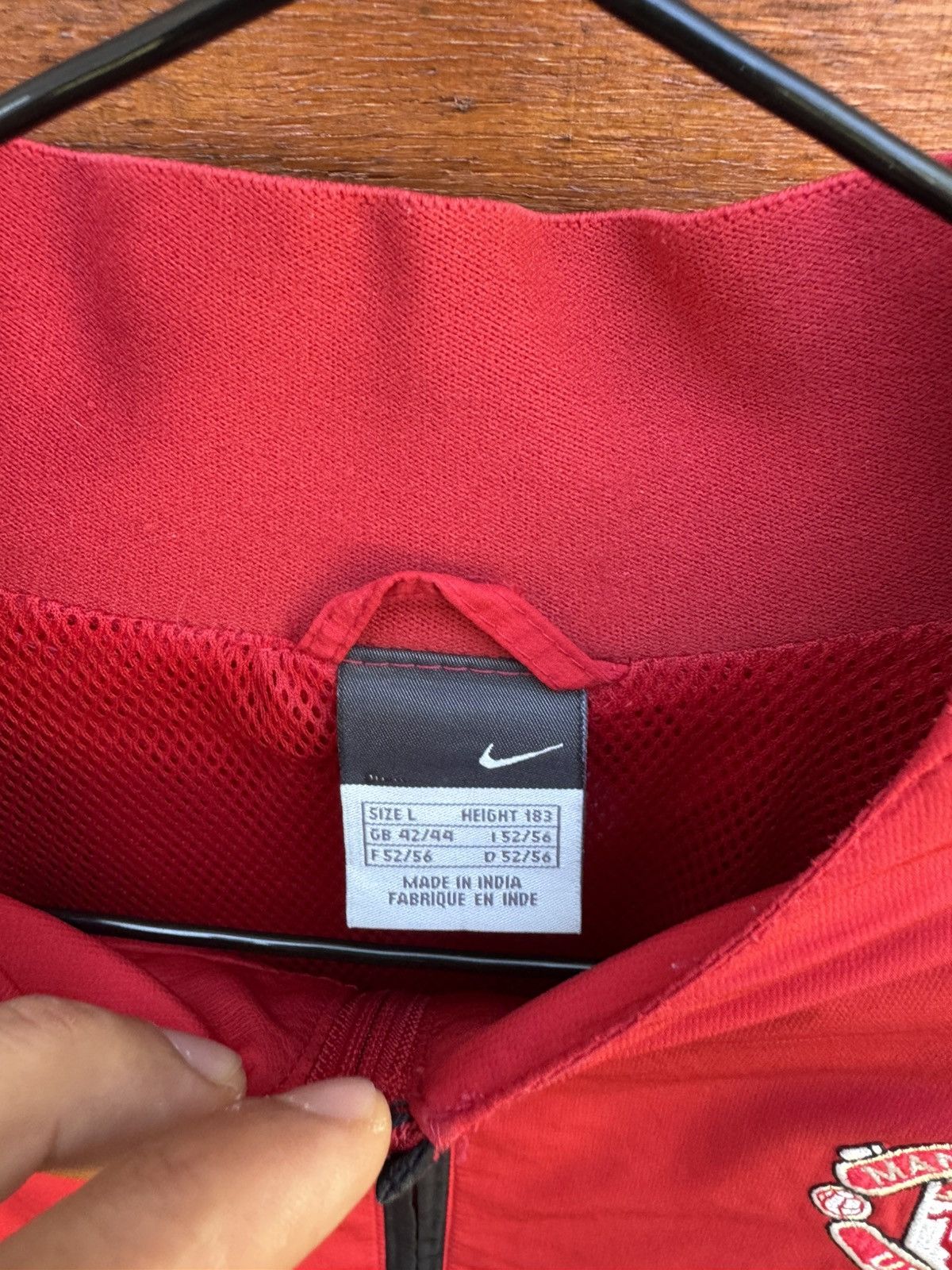 Nike Manchester United 2005/2006 Nike Red Jacket - sz L - 10/10 Size US L / EU 52-54 / 3 - 7 Thumbnail