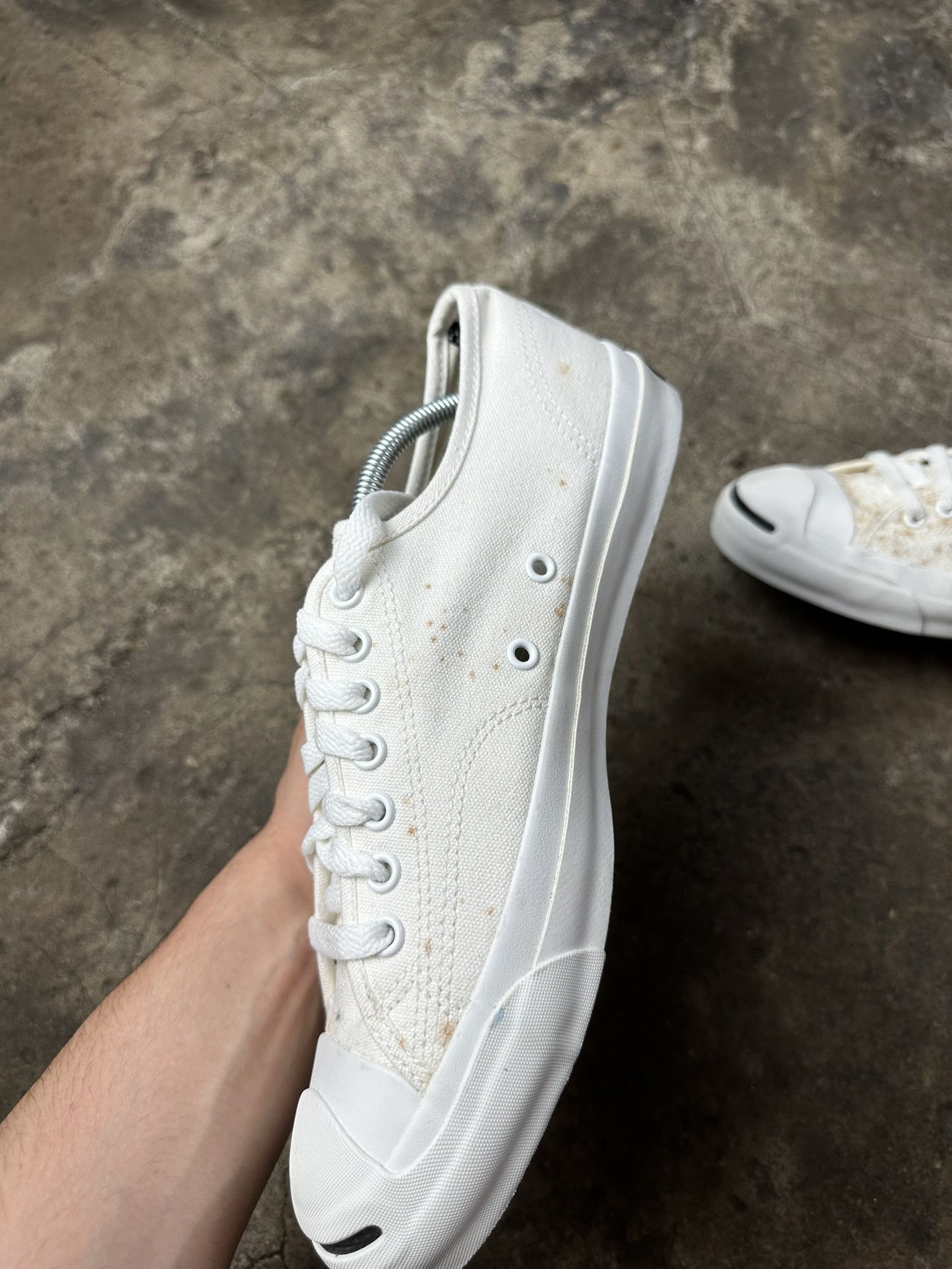 Ne-Net Rare Ne-Net x Converse x Jack Purcell Paint Trainers Size US 8 / EU 41 - 3 Thumbnail