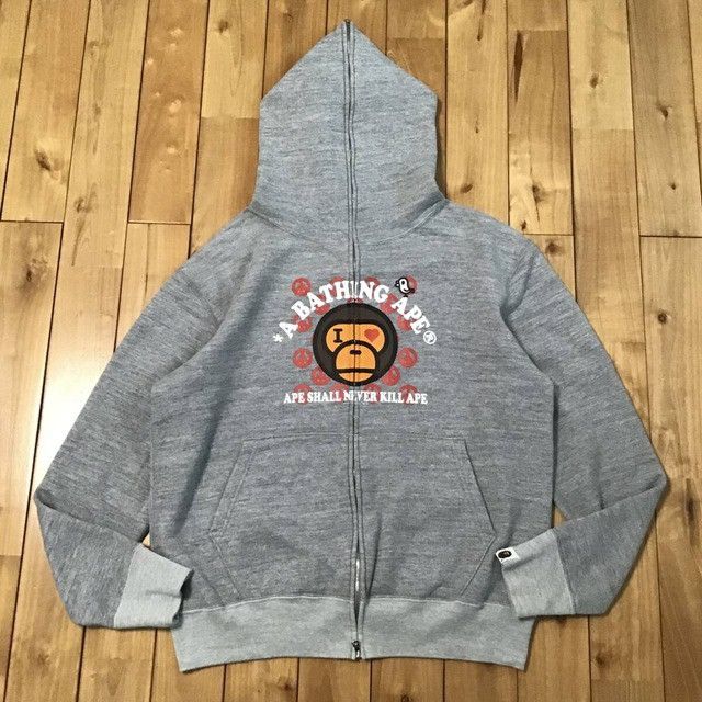 Bape × Nigo BAPE Milo logo full zip hoodie a bathing ape NIGO Size US M / EU 48-50 / 2 - 1 Thumbnail