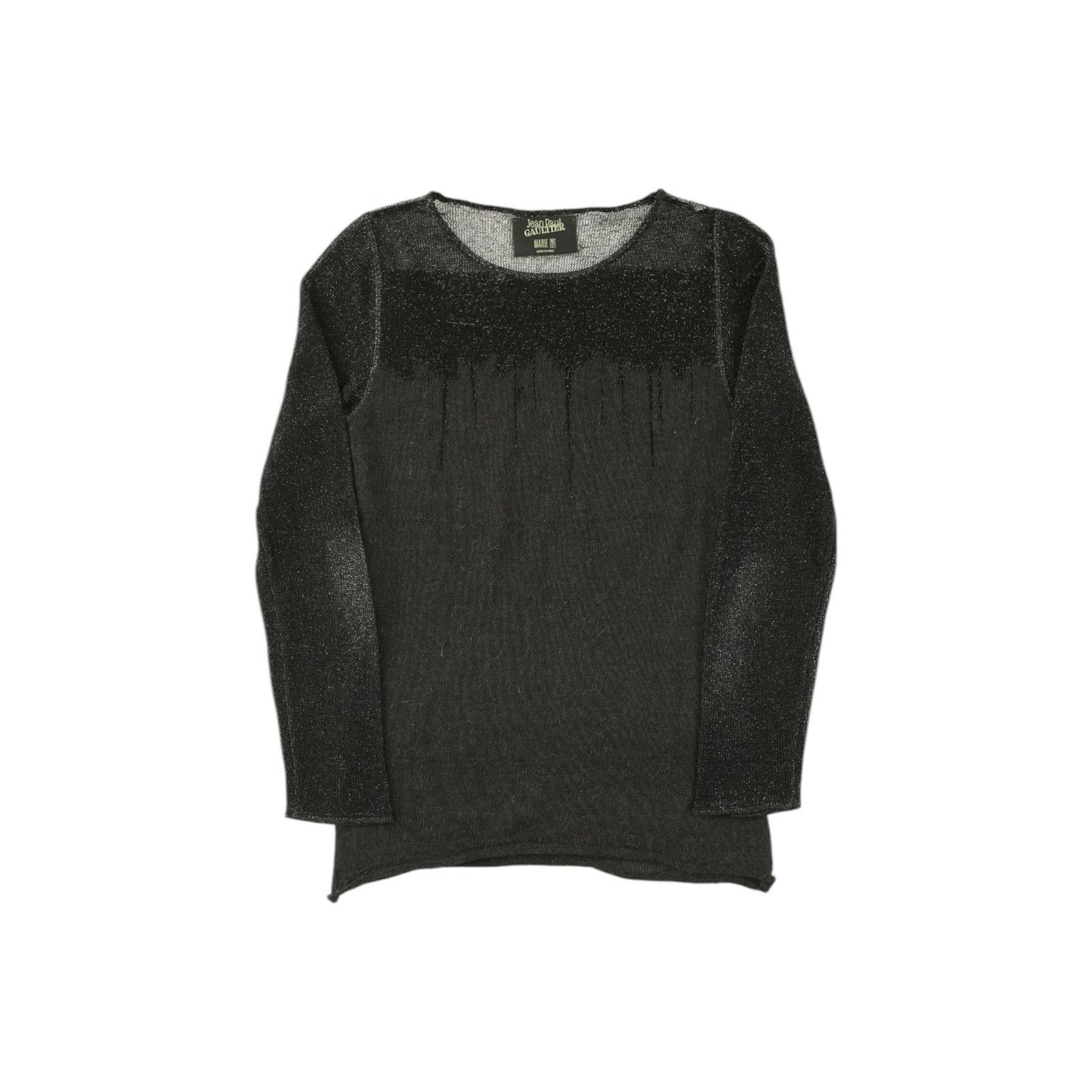 A/W 1998 Maille Blood Drip Glitter Mesh Long Sleeve
