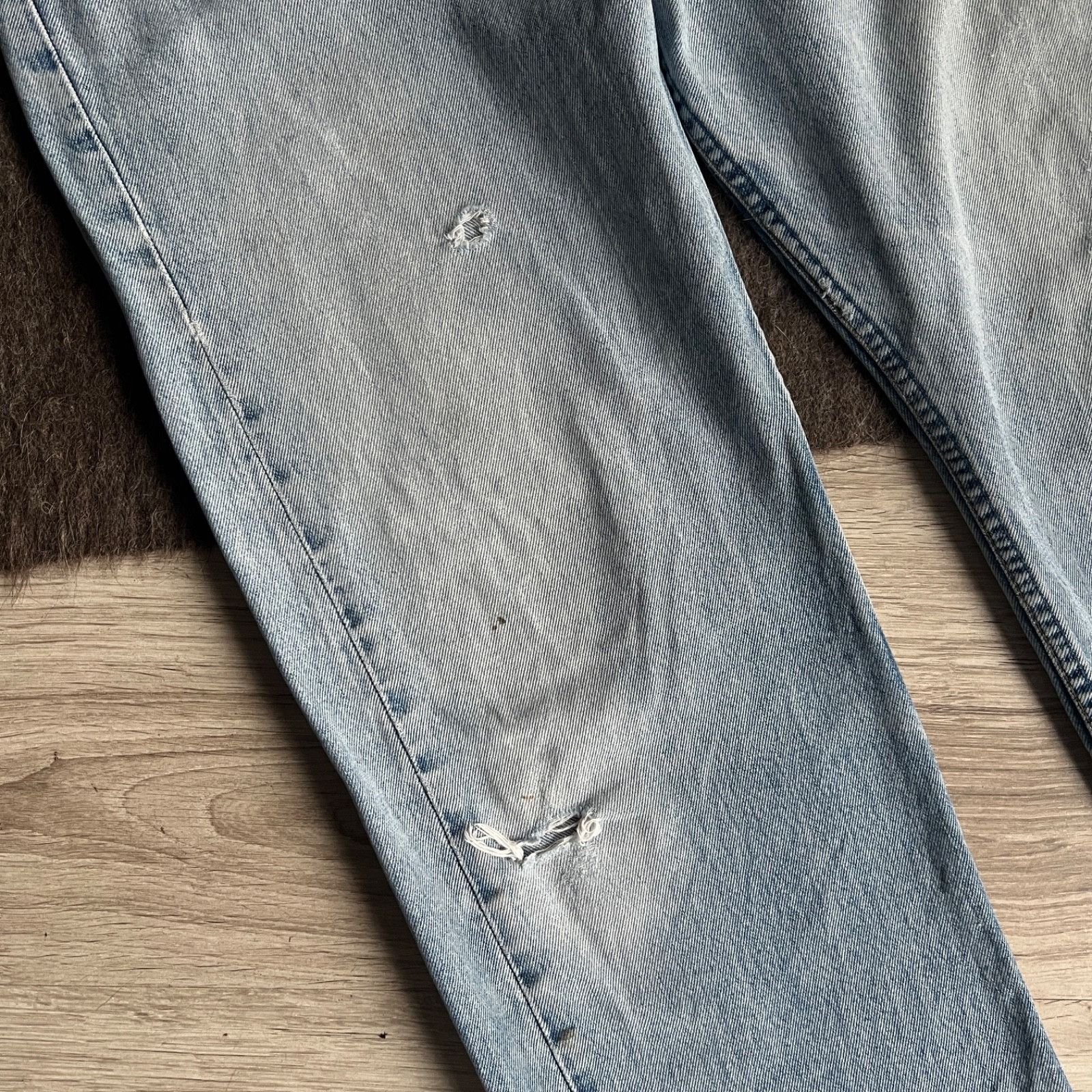 Levi's Levi’s 517 Vintage Jeans USA Made Distressed Denim 9814AC Size US 33 - 9 Thumbnail
