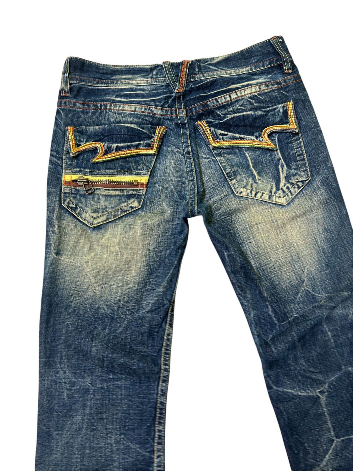 Hysteric Glamour × Japanese Brand × Seditionaries Flared PURE PARADISE Seditionaries Mud Wash Claw Mark Design Size US 30 / EU 46 - 12 Thumbnail