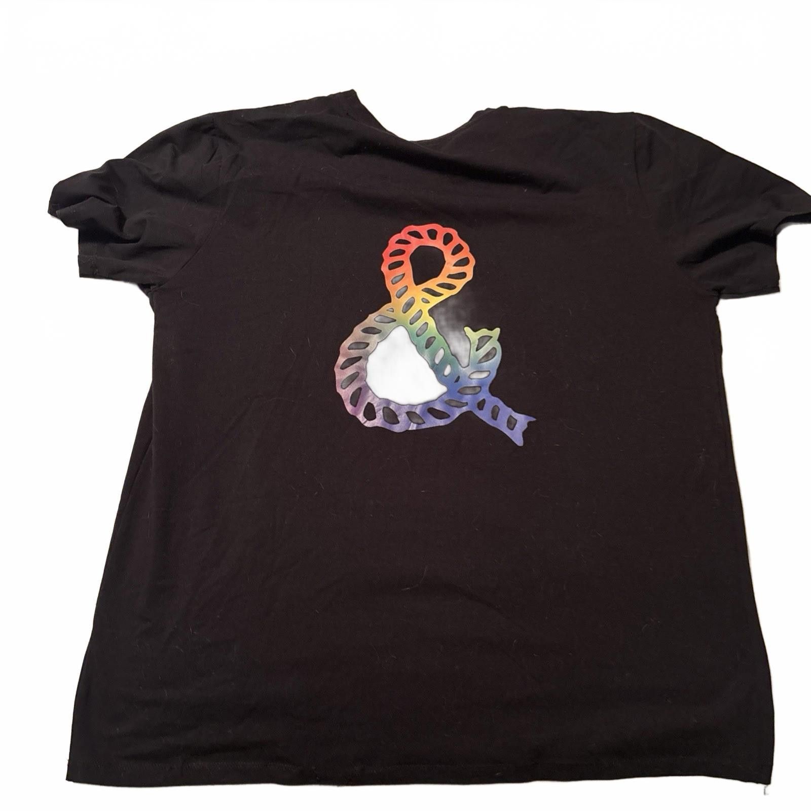 Other Paisley & Gray XL Multi-color Ampersand Logo Black T-shirt Size US XL / EU 56 / 4 - 2 Thumbnail