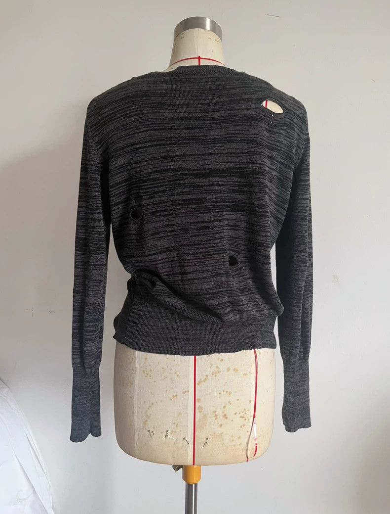 Vivienne Westwood Vivienne Westwood Punk ripped knit cardigan Size L / US 10 / IT 46 - 6 Thumbnail