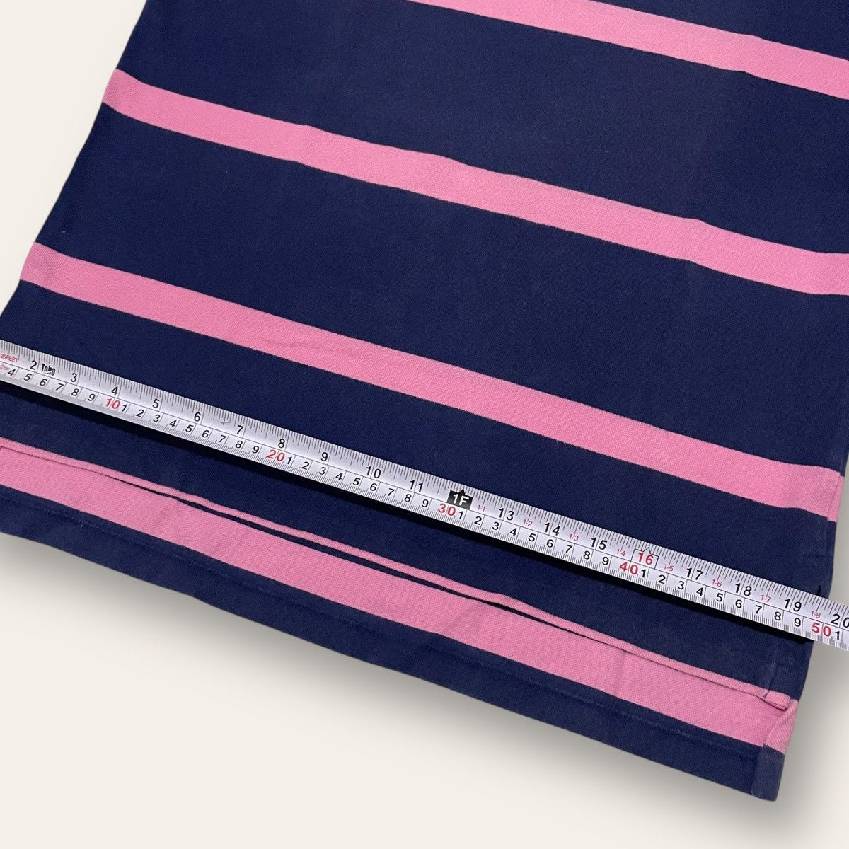 Ralph Lauren Vintage Stripe Ralph Lauren Blue Pink Custom Fit Size US M / EU 48-50 / 2 - 10 Thumbnail
