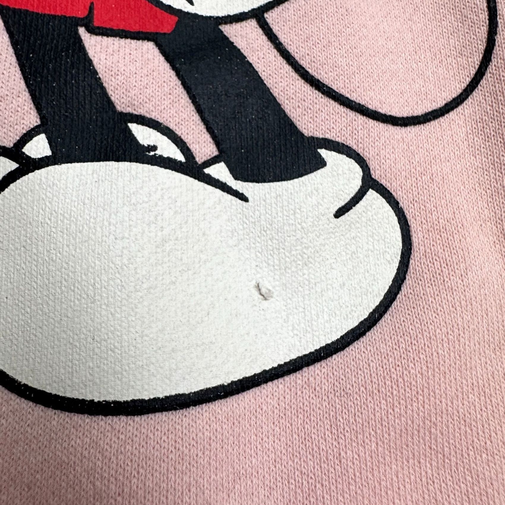 Vintage Showing Mickey Mouse Graphic Pullover Sweatshirt Womens Small Pink Crew Neck Sweatshirt Pink Mickey Mouse Disney Graphic Womens Small Size M / US 6-8 / IT 42-44 - 4 Thumbnail