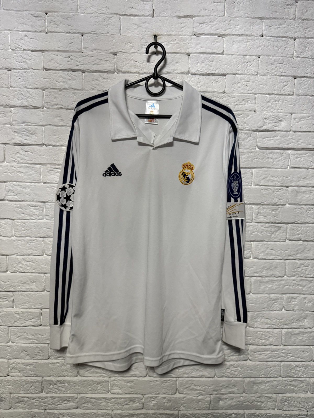 Adidas RARE Zidane Real Madrid Adidas Jersey Longsleeve 02/03 Size US M / EU 48-50 / 2 - 4 Thumbnail