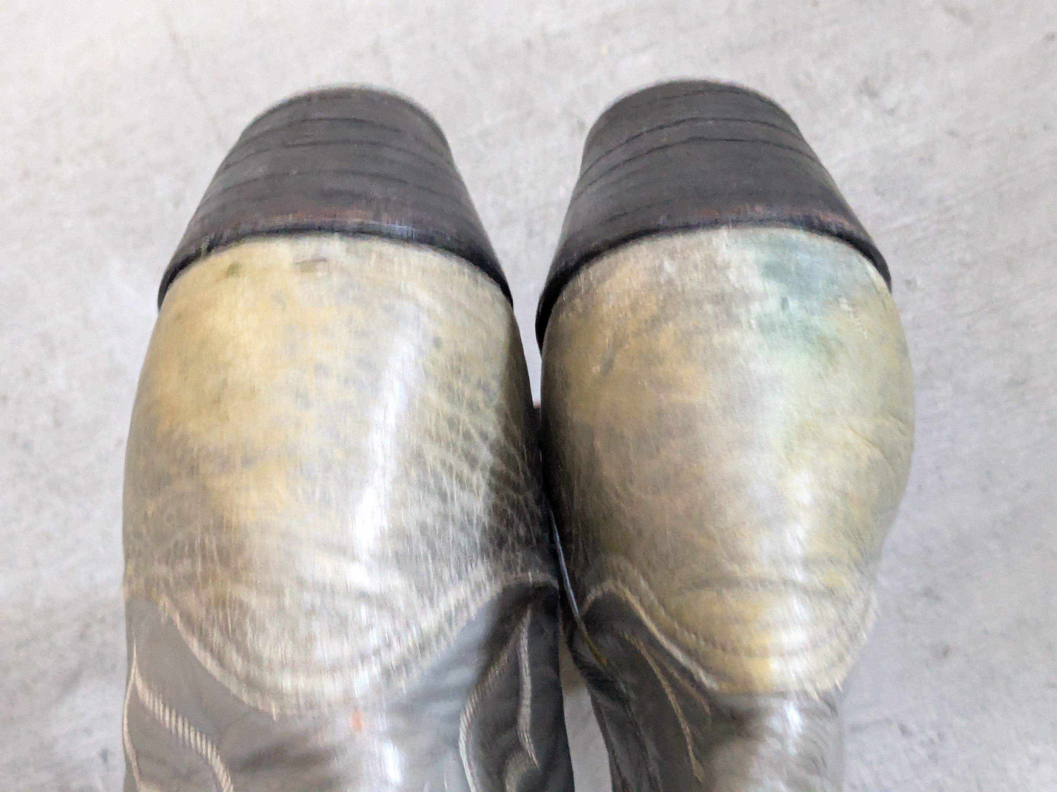 Larry Mahan Larry Mahan Cowboy Boots Olive Green Gray Leather 10 M Size US 10 / EU 43 - 11 Thumbnail