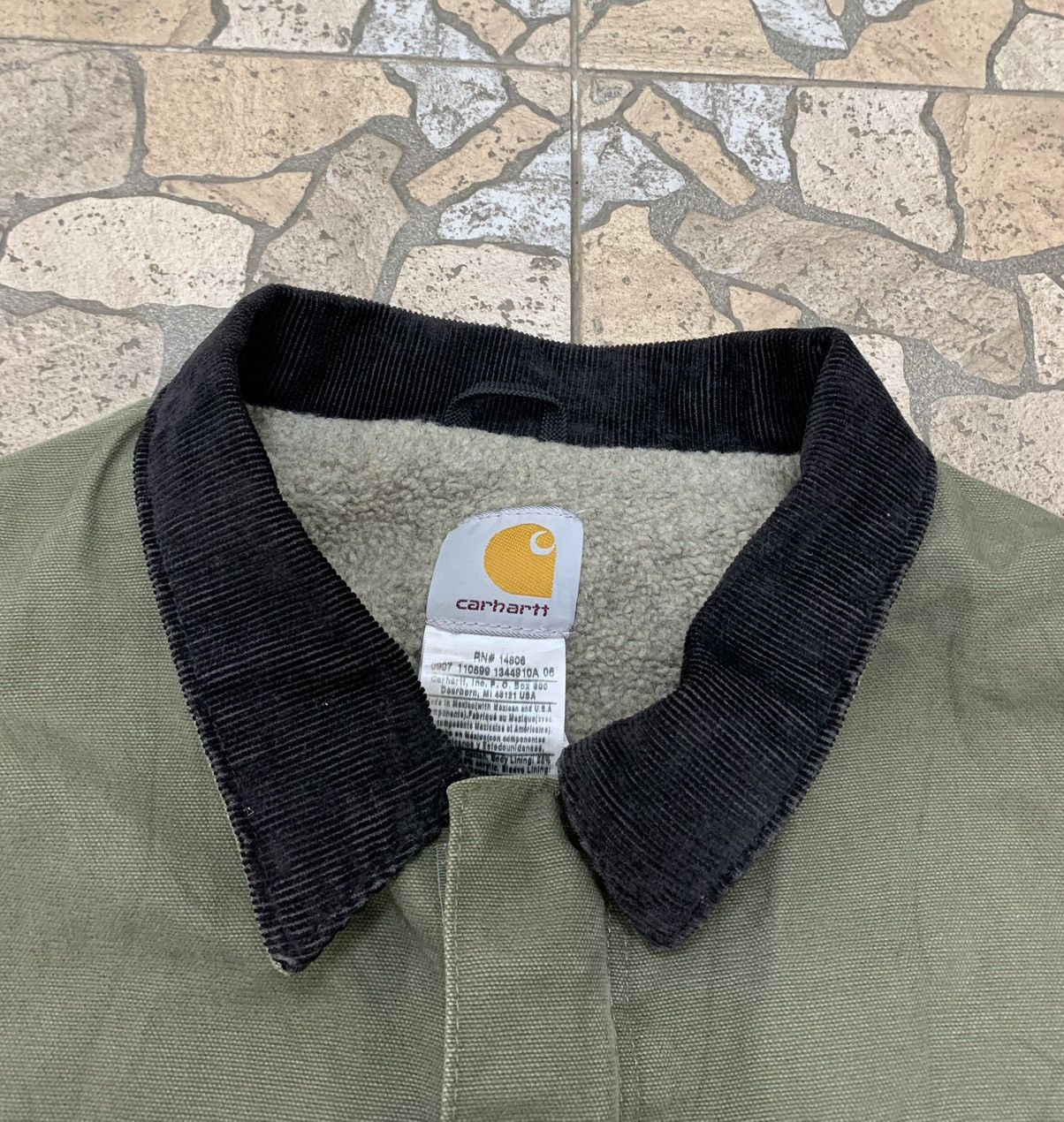 Carhartt Vintage Carhartt J164 Sherpa Lined Work Jacket Size US XL / EU 56 / 4 - 3 Thumbnail