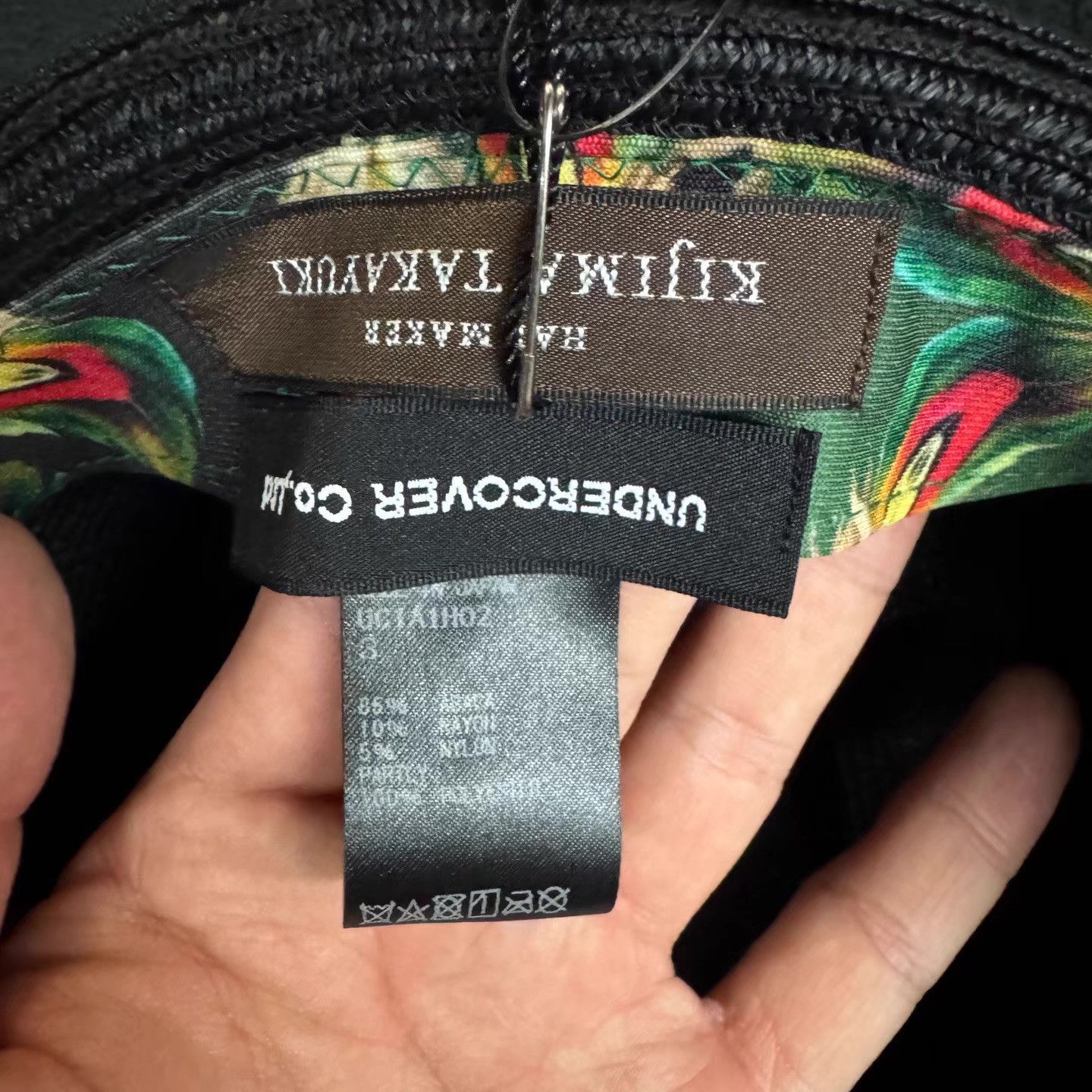Undercover Undercover Black Woven Visorless Cap Q10 Size ONE SIZE - 5 Thumbnail