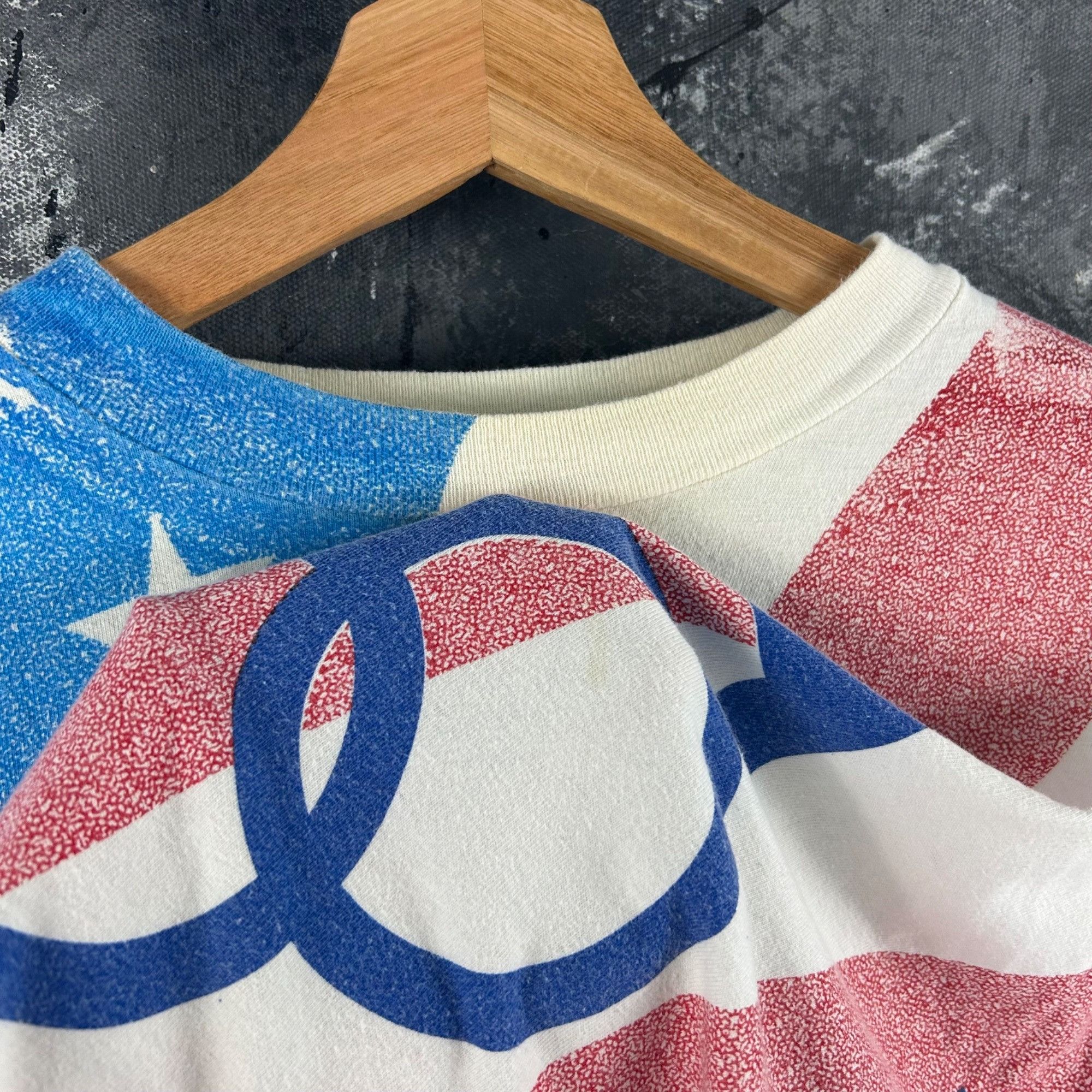 Vintage Vintage 90’s Olympics USA shirt Size US XXL / EU 58 / 5 - 5 Thumbnail