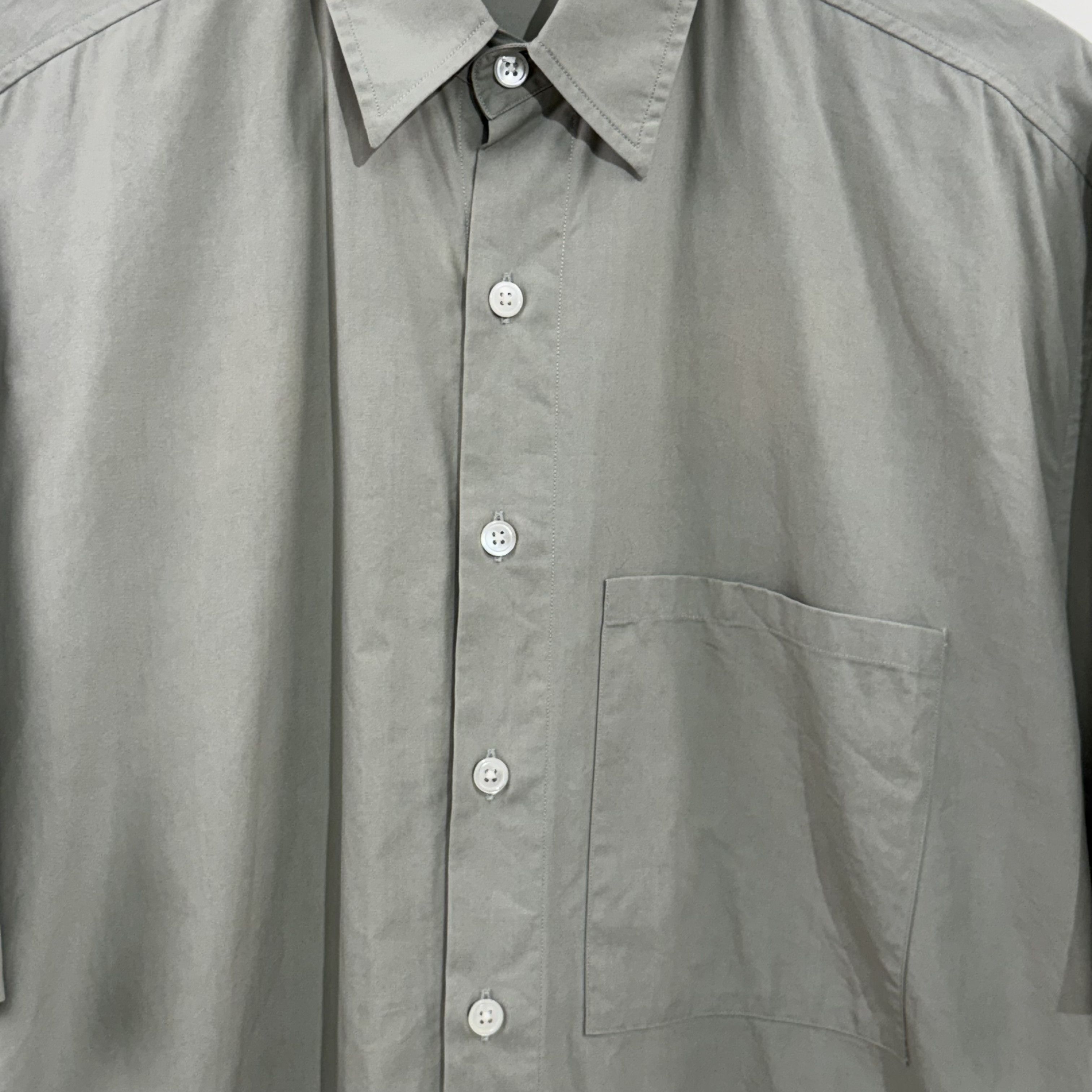 Auralee Auralee Washed Finx Twill Short Sleeve Shirt Size US L / EU 52-54 / 3 - 6 Thumbnail