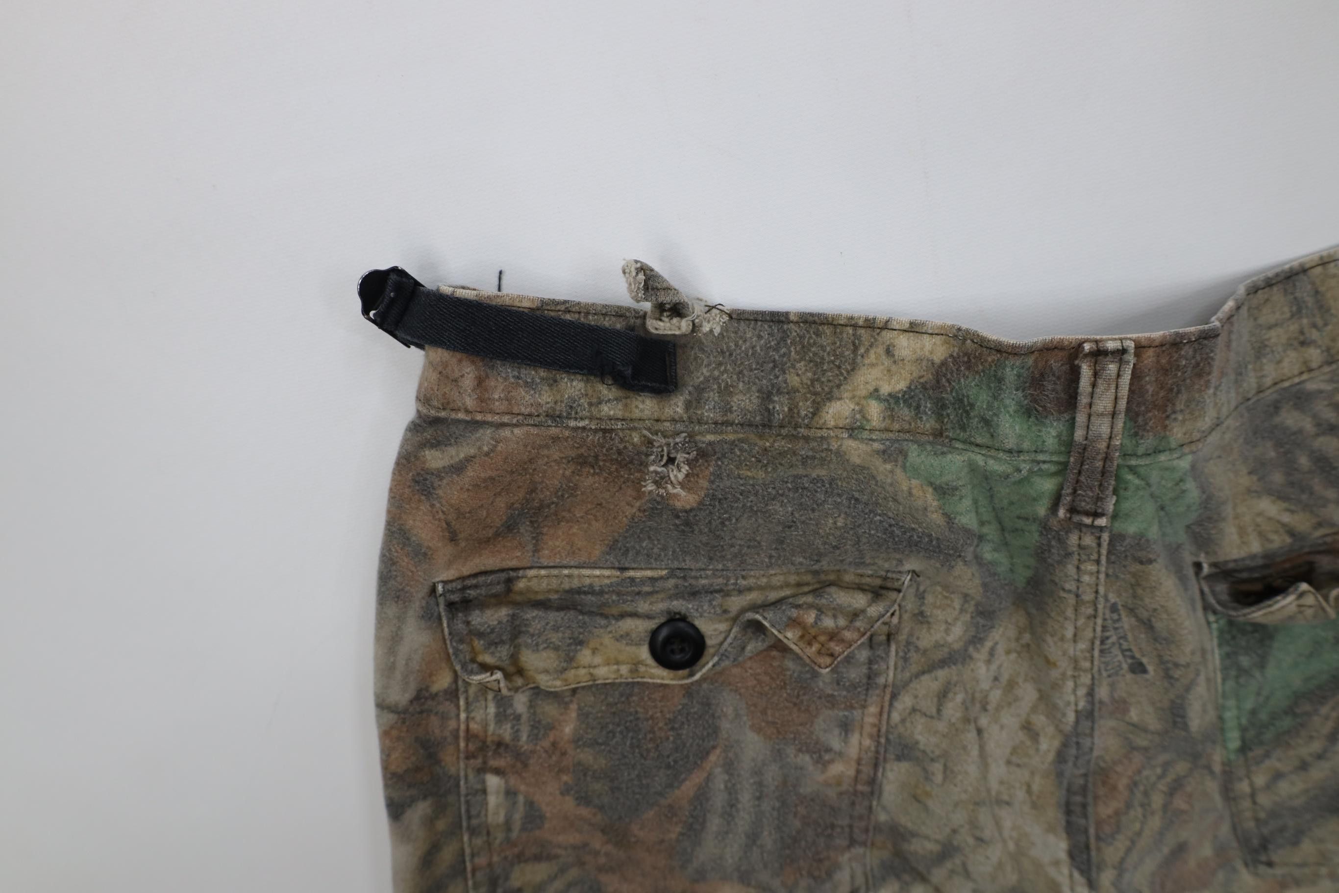 Vintage Vintage 90s Streetwear Chamois Wide Leg Cargo Pants Size US 36 / EU 52 - 13 Thumbnail
