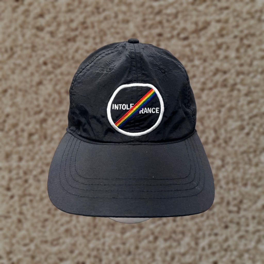 Kenneth Cole KENNETH COLE Hat Cap Strap Back One Size Black Nylon Knit Logo Outdoor Casual Baseball Cap Mens Womens Adults Size ONE SIZE - 1 Thumbnail