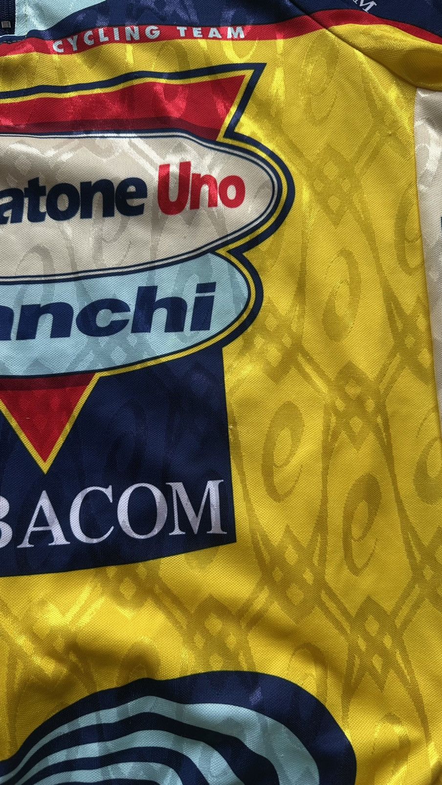 1999 Asics Bianchi Mercatone Uno Vintage Cycling Jersey