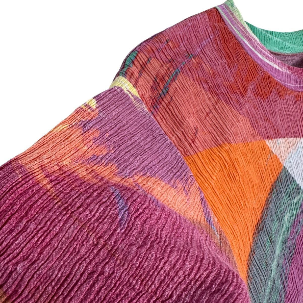 Issey Miyake ☀️HAAT ISSEY MIYAKE RUNWAY COLORWAY SHORT SLEEVE TSHIRT Size M / US 6-8 / IT 42-44 - 5 Thumbnail